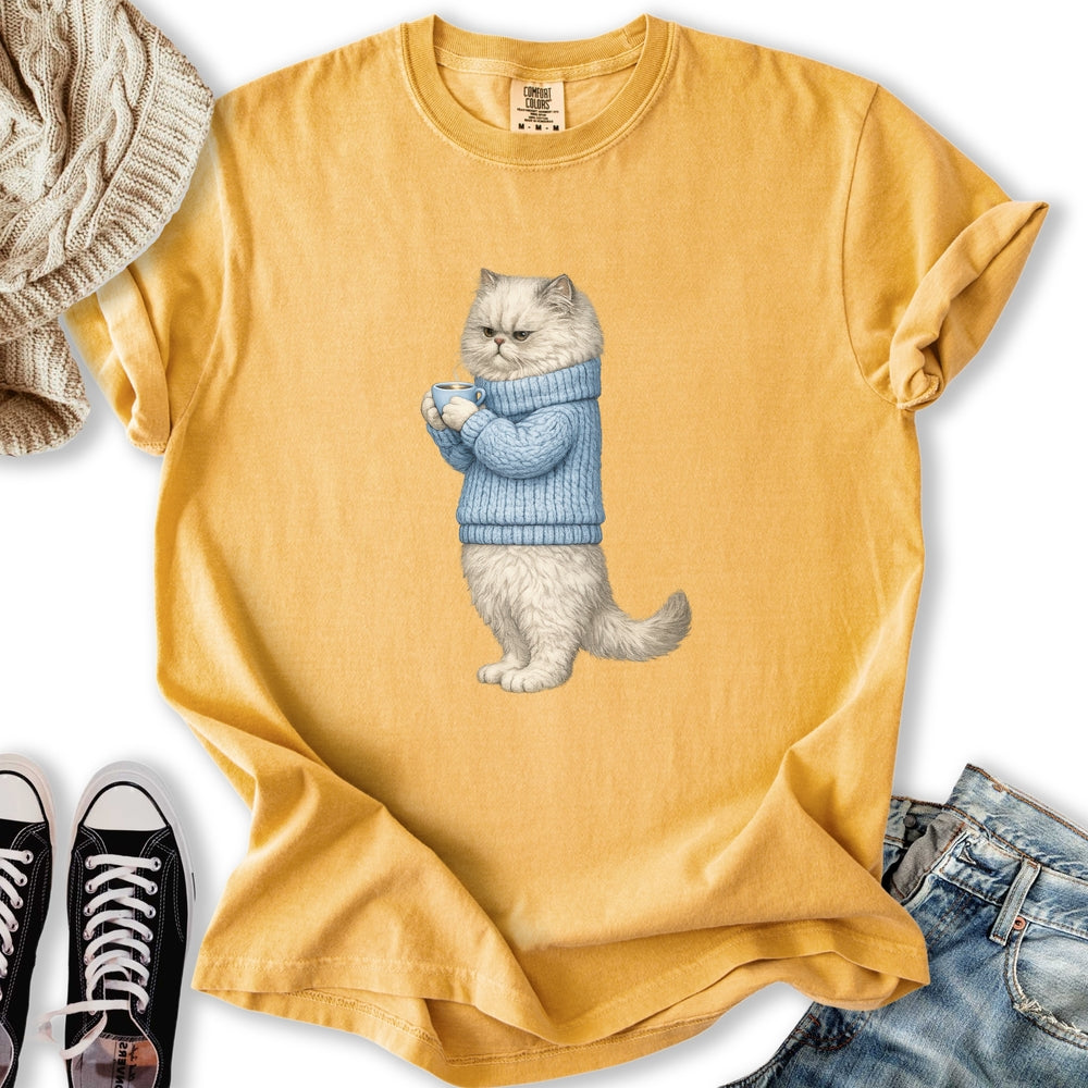 Cozy Persian Cat T Sweatshirt Premium Outfit