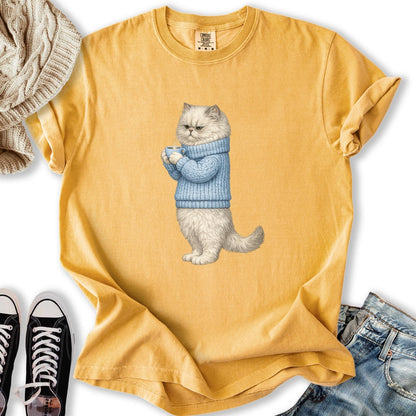 Cozy Persian Cat T Sweatshirt Premium Outfit