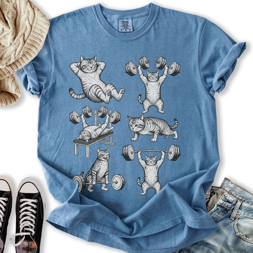 Gymrat Cat T Hoodie Designer Art