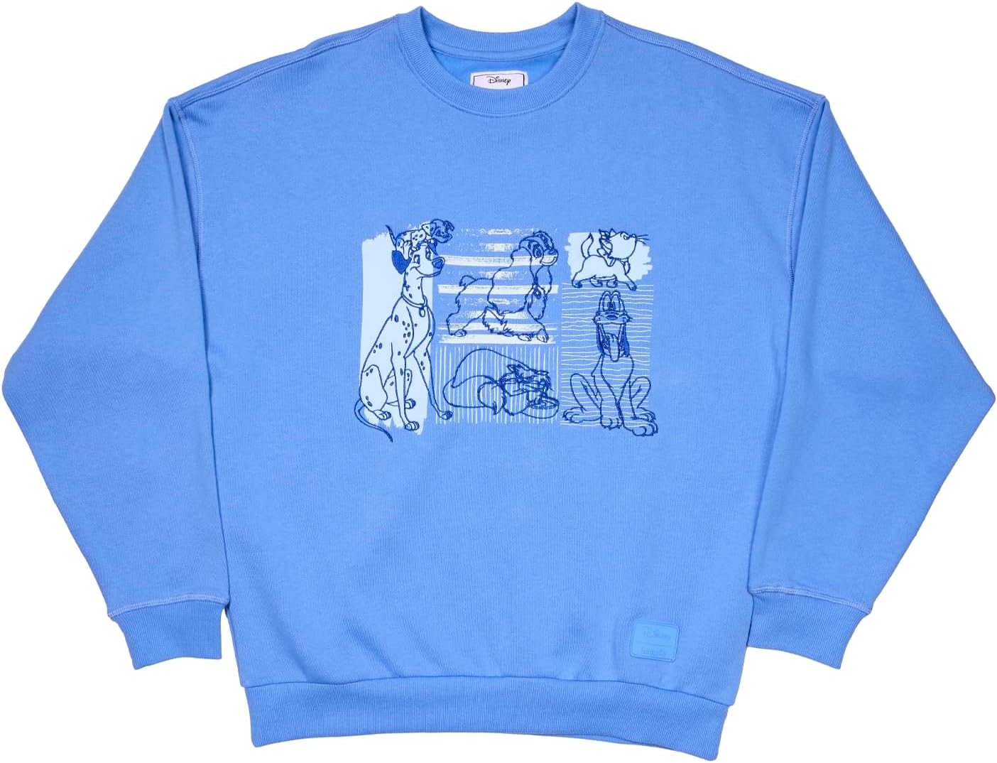 LF DISNEY DOGS & CATS OVERSIZED CREWNECK SWEATSHIRT
