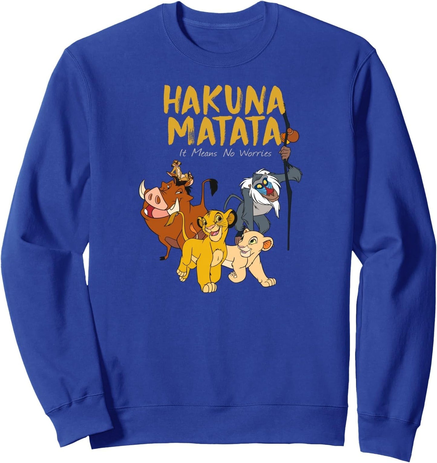 Disney - Lion King Classic It Means No Worries Sweatshirt
