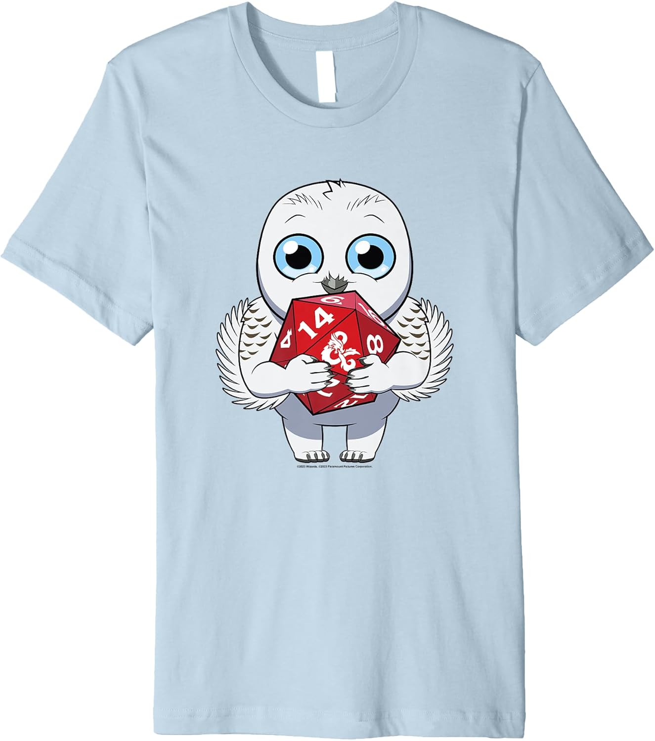 Dungeons & Dragons: Honor Among Thieves Owlbear Dice Chibi Premium T-Shirt