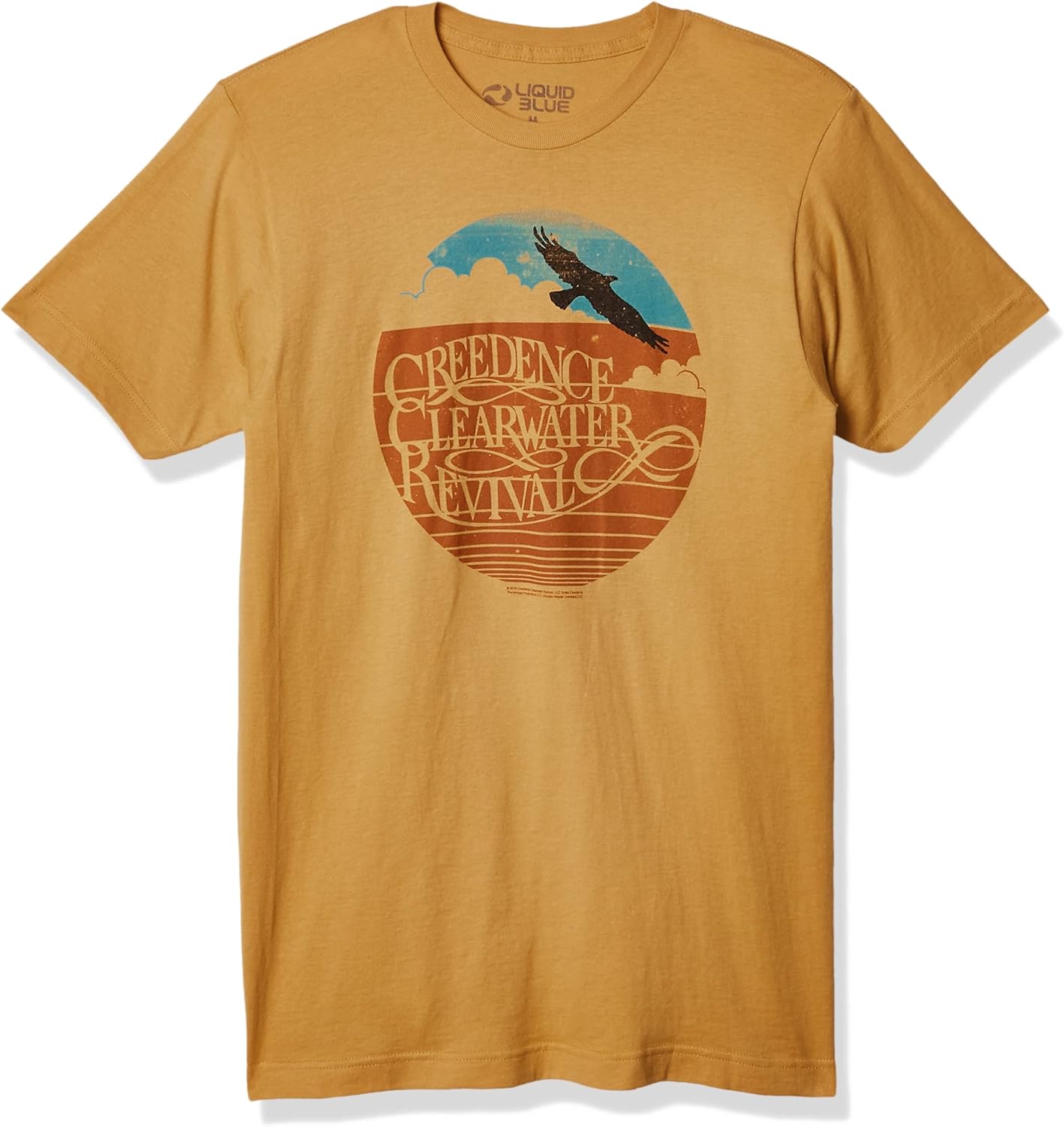 Liquid Blue Unisex-Adult Creedence Clearwater Revival Green River