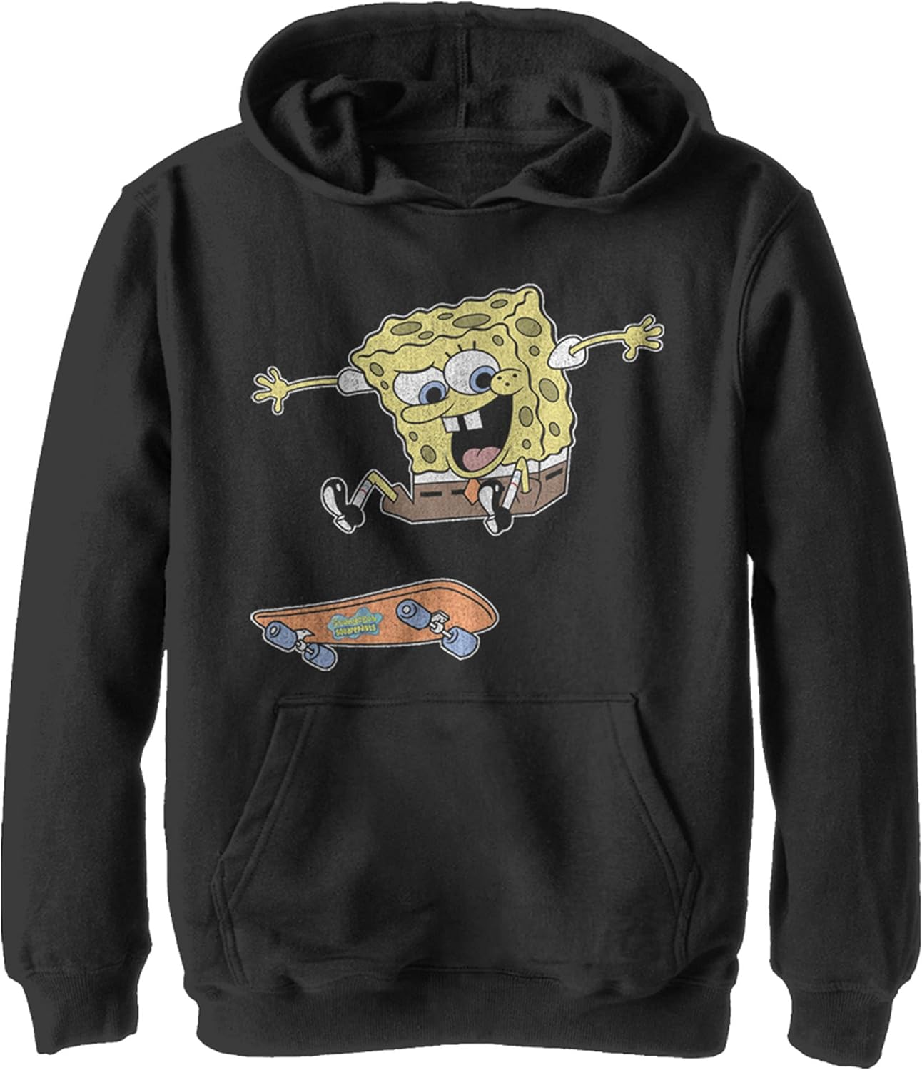 Nickelodeon Kids' Spongebob Squarepants Skater Bob Youth Pullover Hoodie
