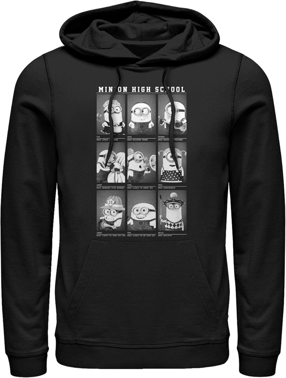 Minions Despicable High School Mens Pullover Hoodie