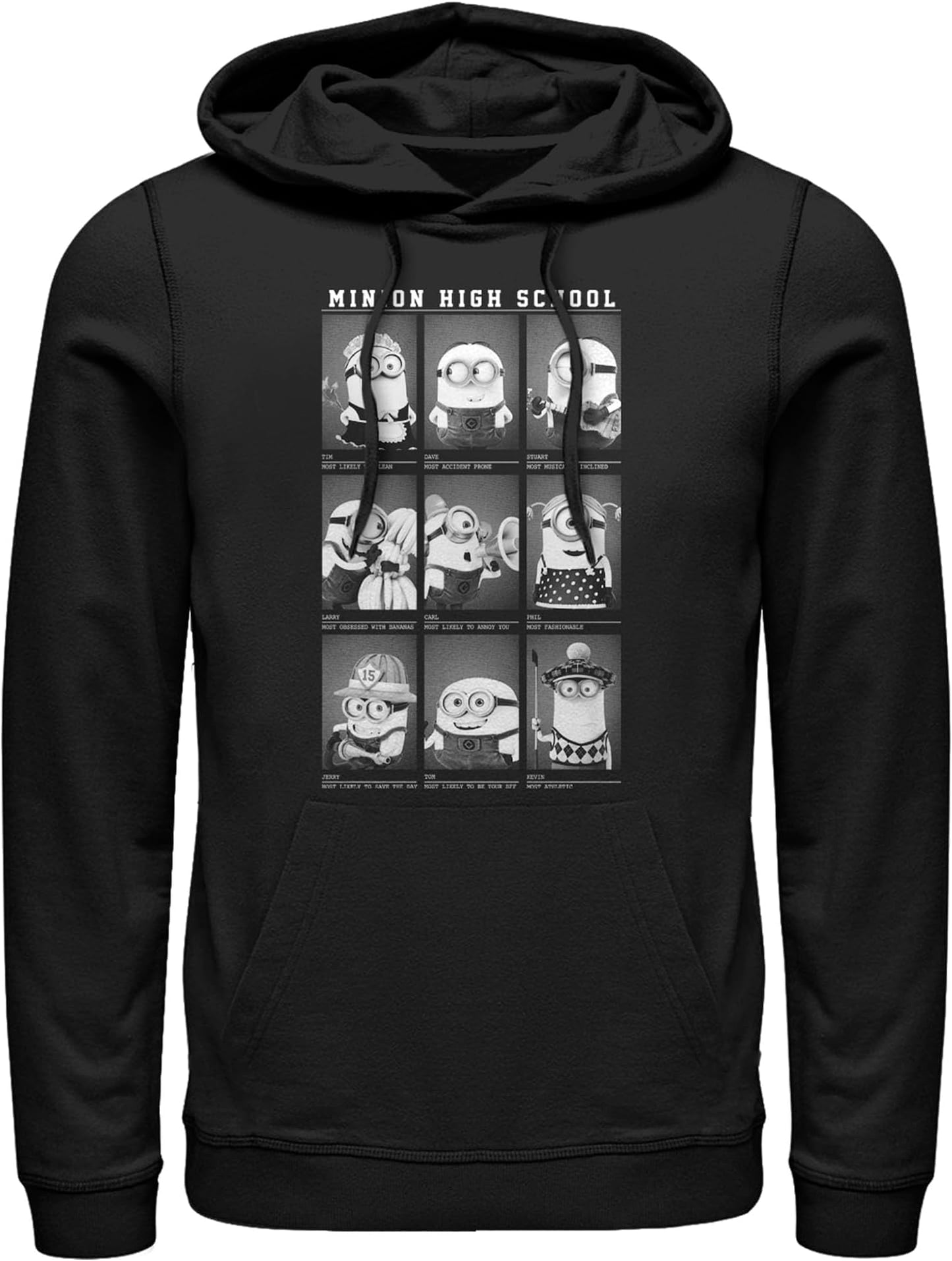 Minions Despicable High School Mens Pullover Hoodie