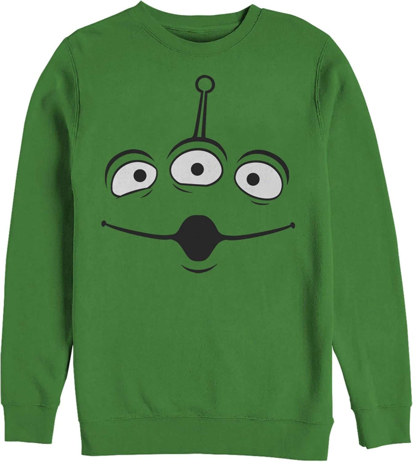 Fifth Sun Men's Pixar Toy Story Alien Face Pullover Crew Fleece