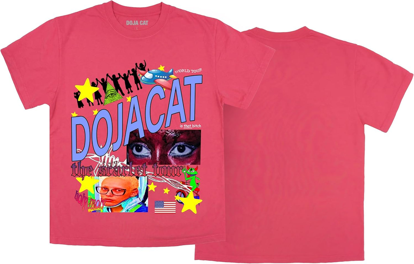 Doja Cat Unisex-Adult Standard Official The Scarlet Tour Merch Meme