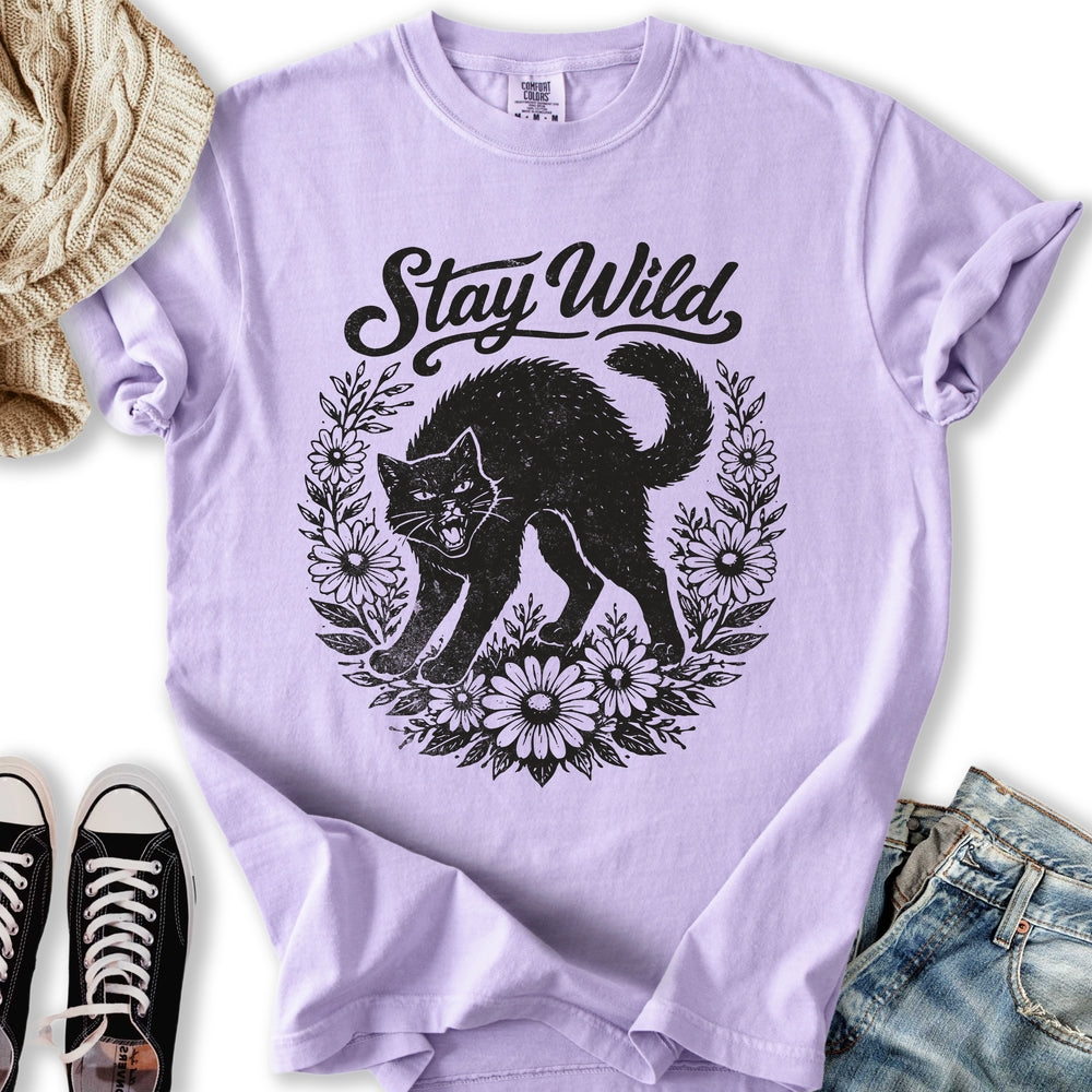 Stay Wild T Hoodie Unique Art