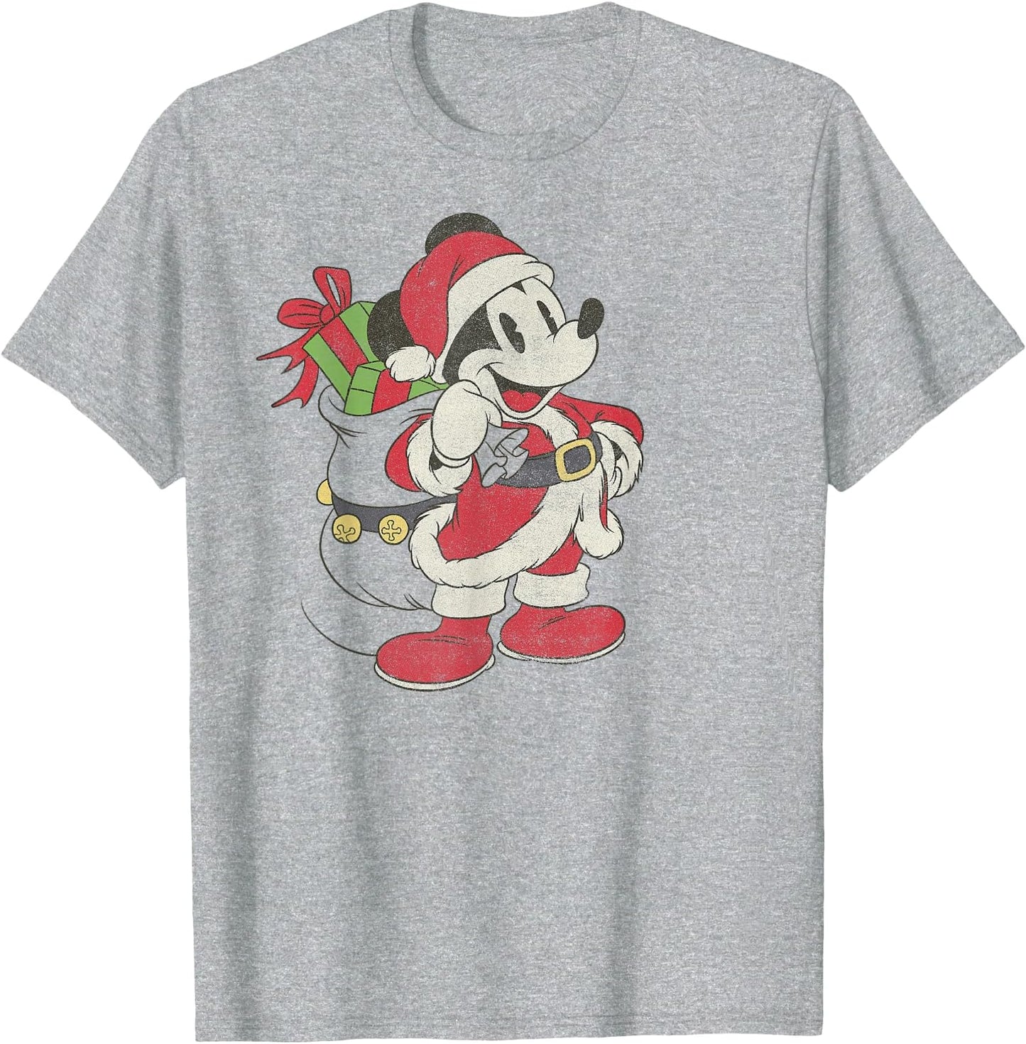 Disney Mickey Mouse Christmas Santa Claus Portrait