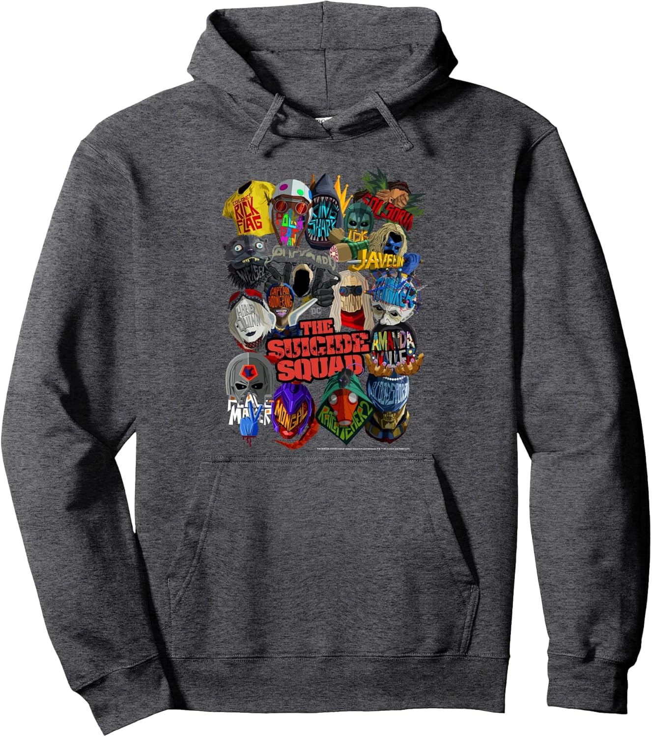 The Suicide Squad The Whole Squad Poster Pullover Hoodie