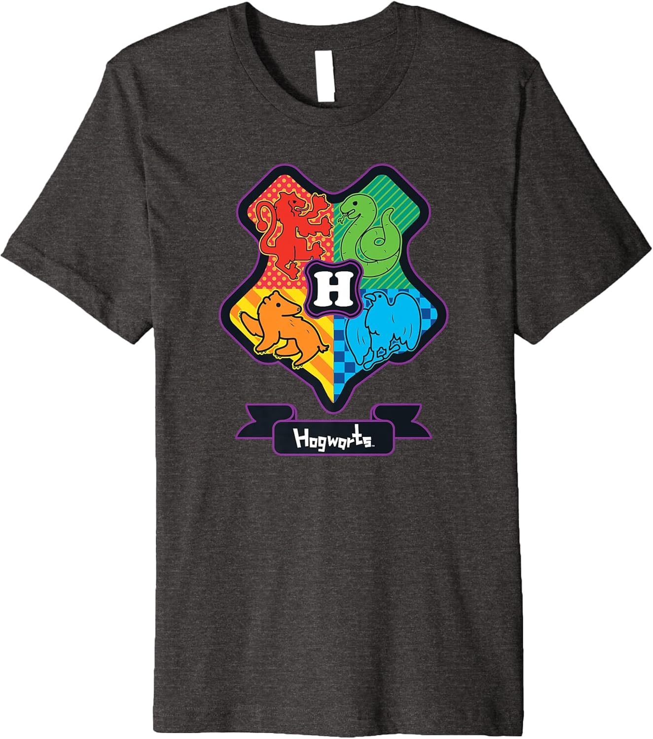 Harry Potter Chibi Hogwarts Crest Premium T-Shirt