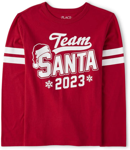The Children's Place Kids' All Holiday Vibes Long Sleeve Graphic T-Shirts