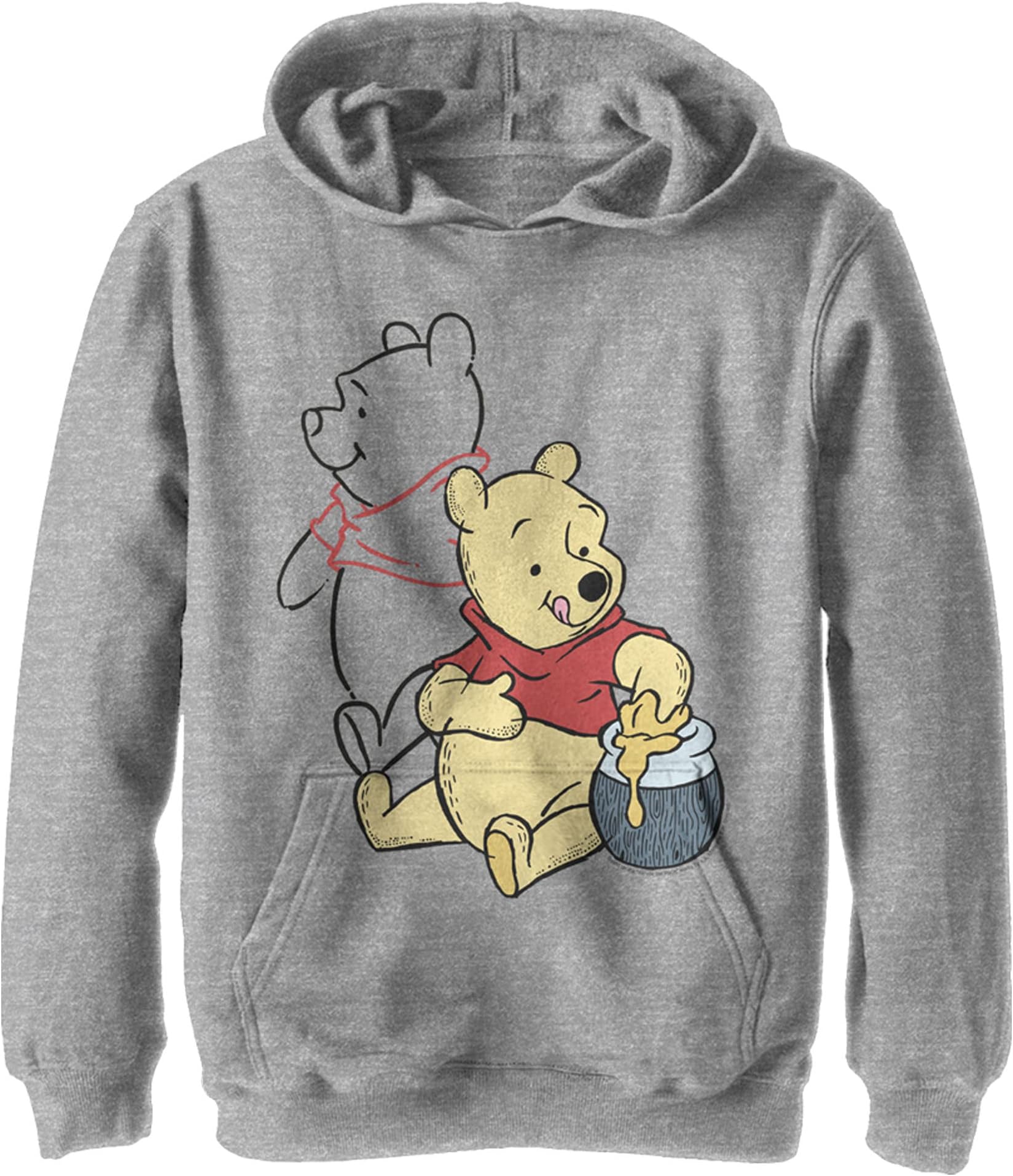 Disney boys Pooh Line Art Hoodie