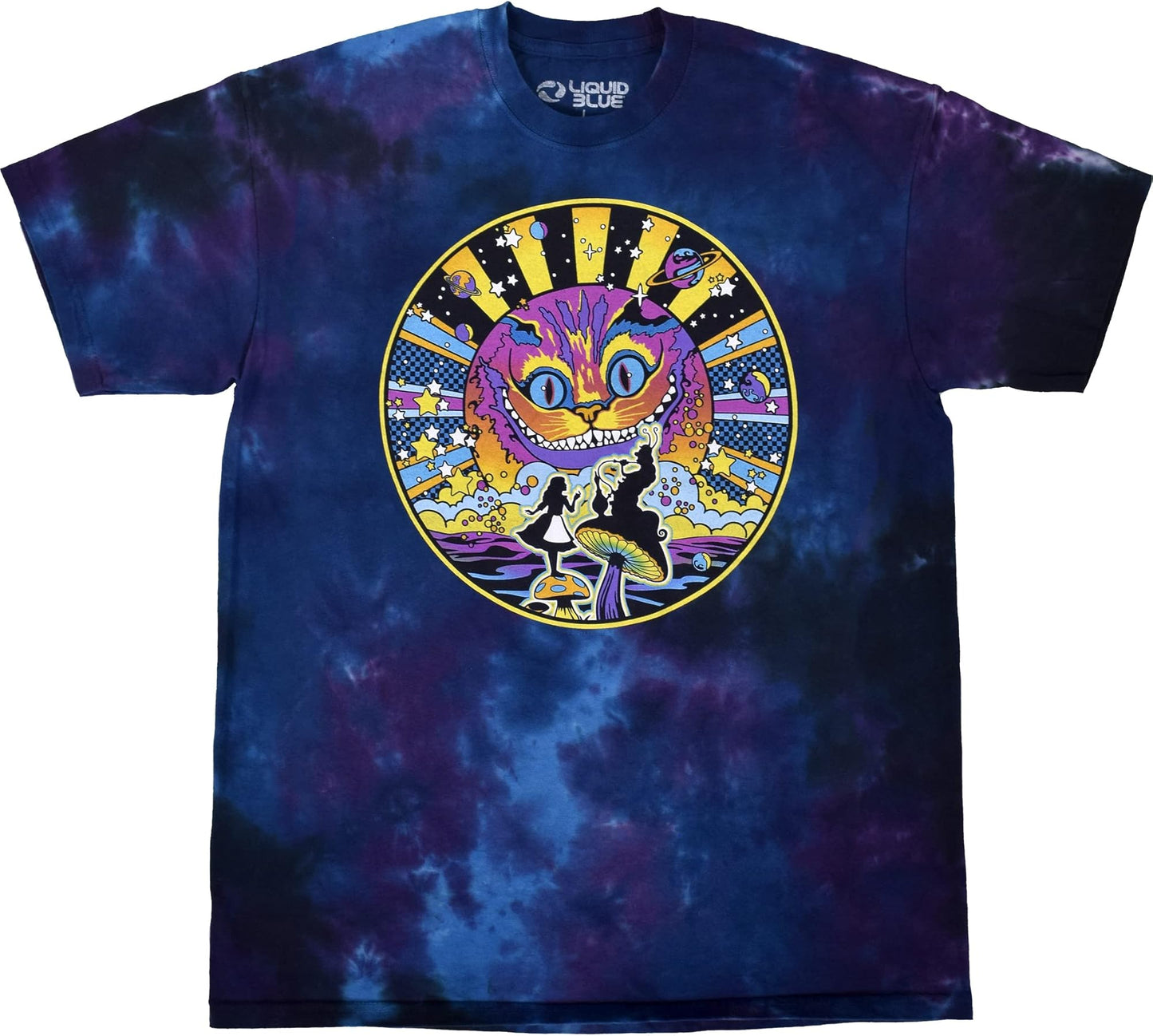 Liquid Blue Men's Alice in Wonderland Silhouette