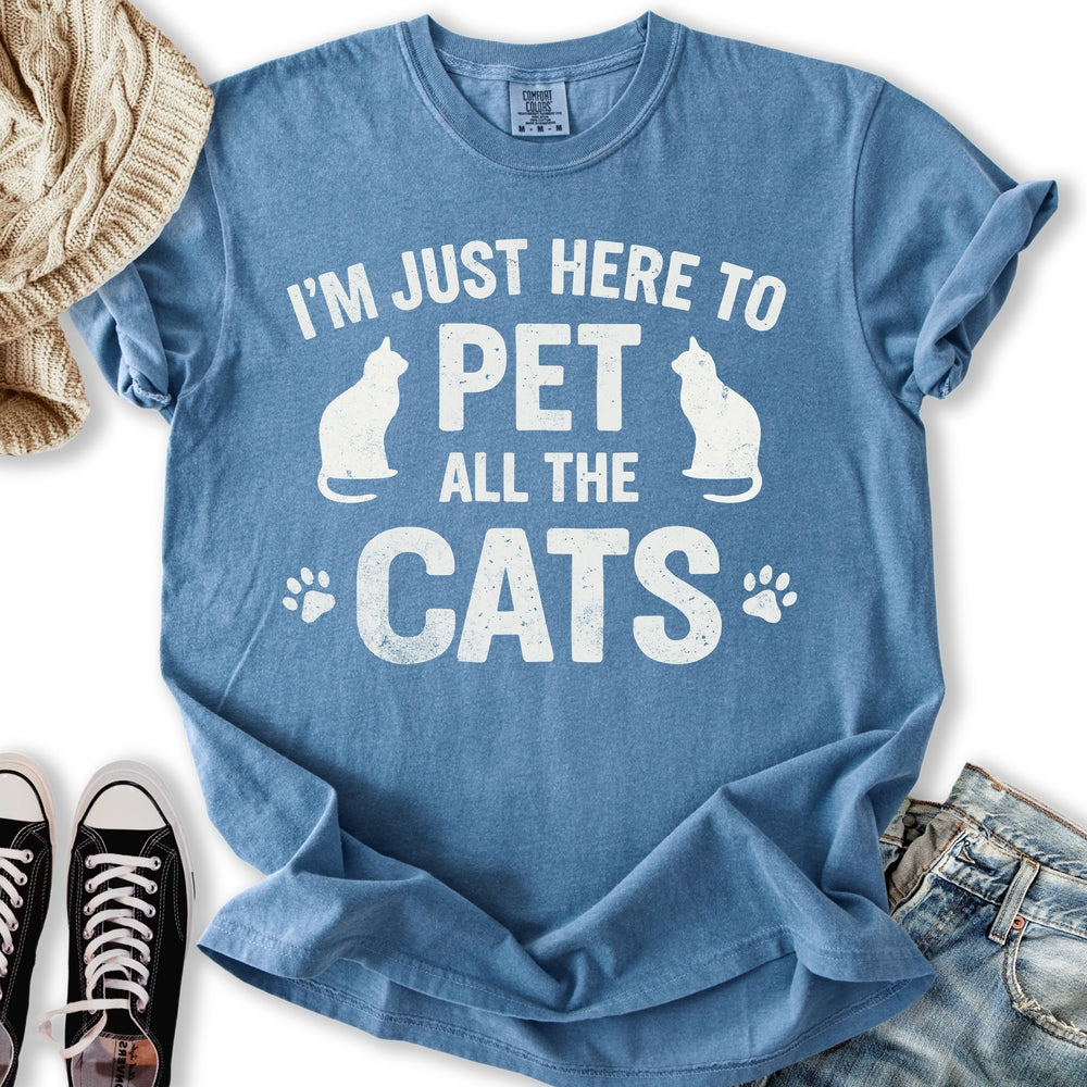 Pet All Cats T Sweatshirt Retro Merch