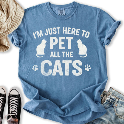 Pet All Cats T Sweatshirt Retro Merch