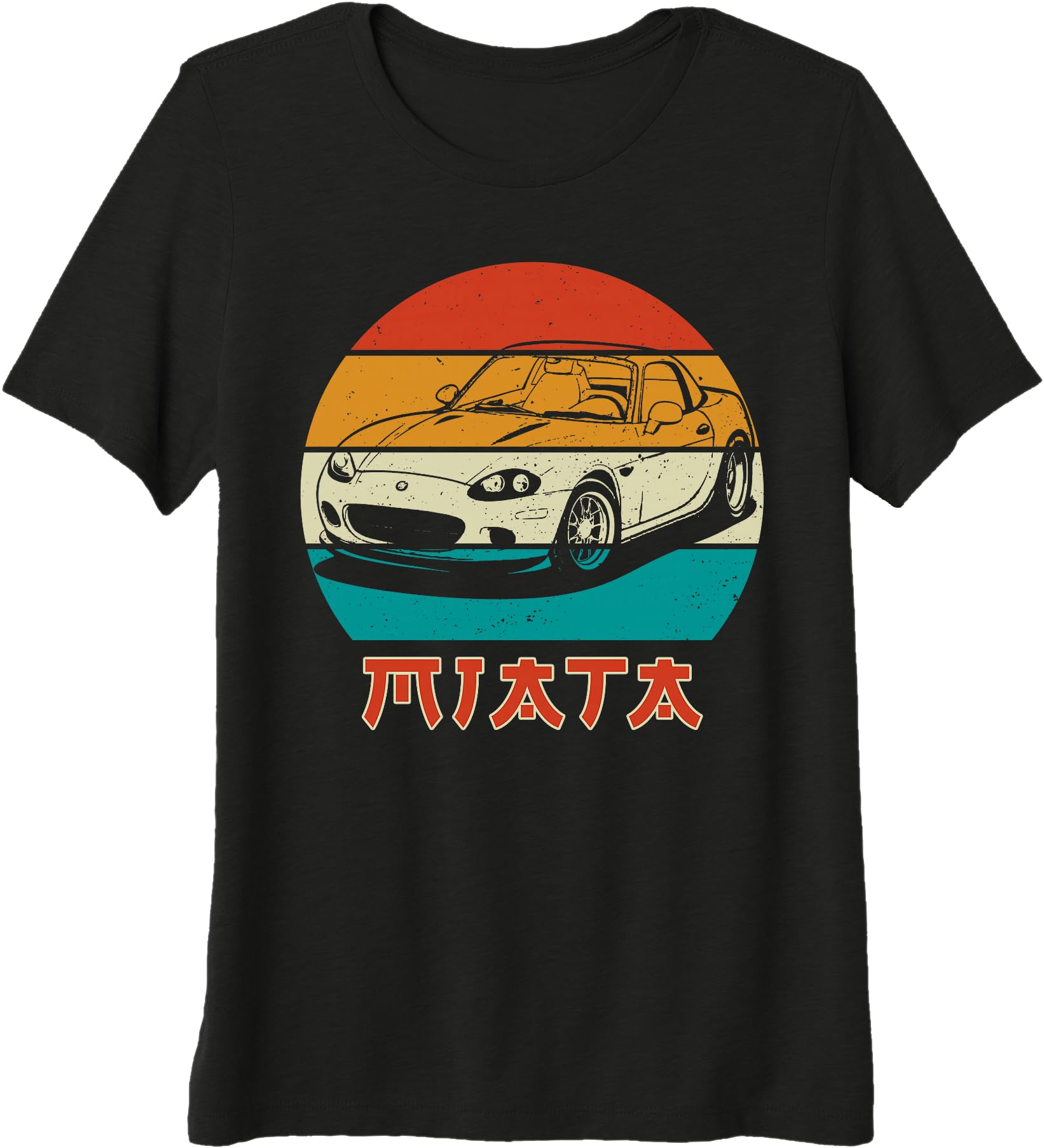 Japanese Miata Car Retro Vintage Sports Car Legend 90s Premium Tri-blend