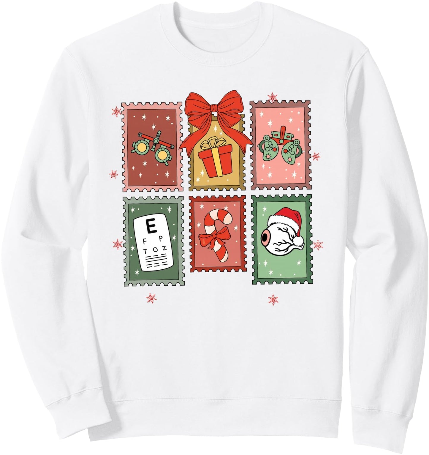 Xmas Optometry Christmas Optician Eye Dotor Sight Squad Sweatshirt
