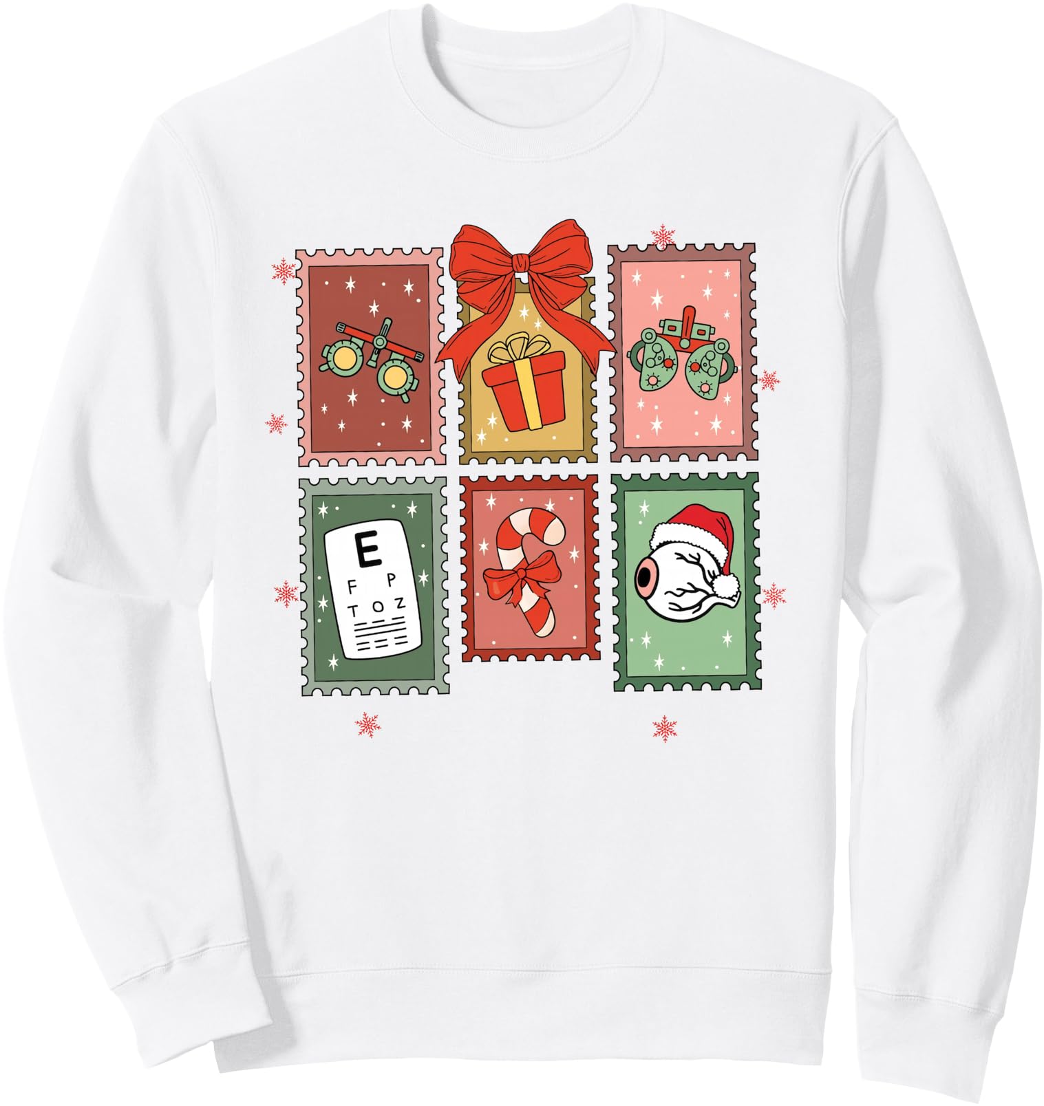Xmas Optometry Christmas Optician Eye Dotor Sight Squad Sweatshirt