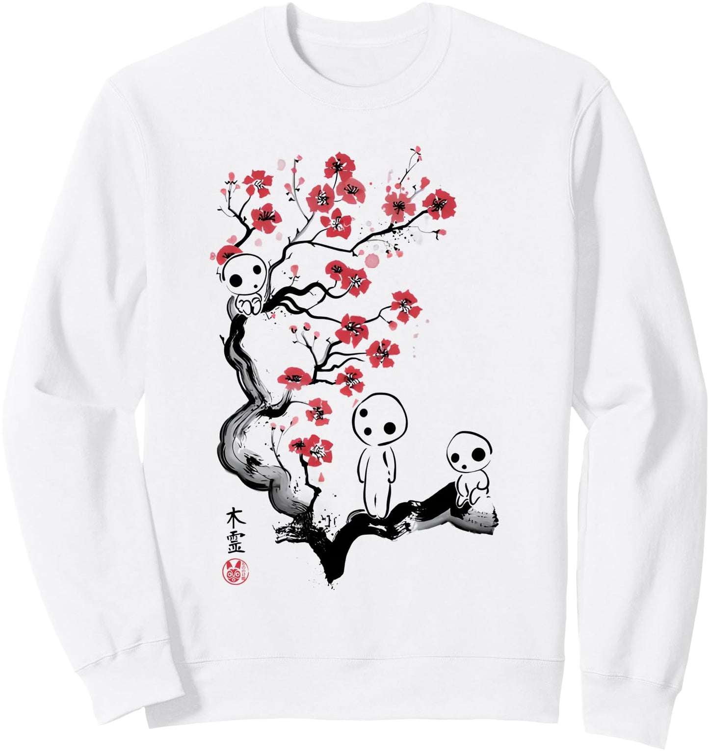 Kodama Japanese Ghosts Japan Fairy Tale Sweatshirt