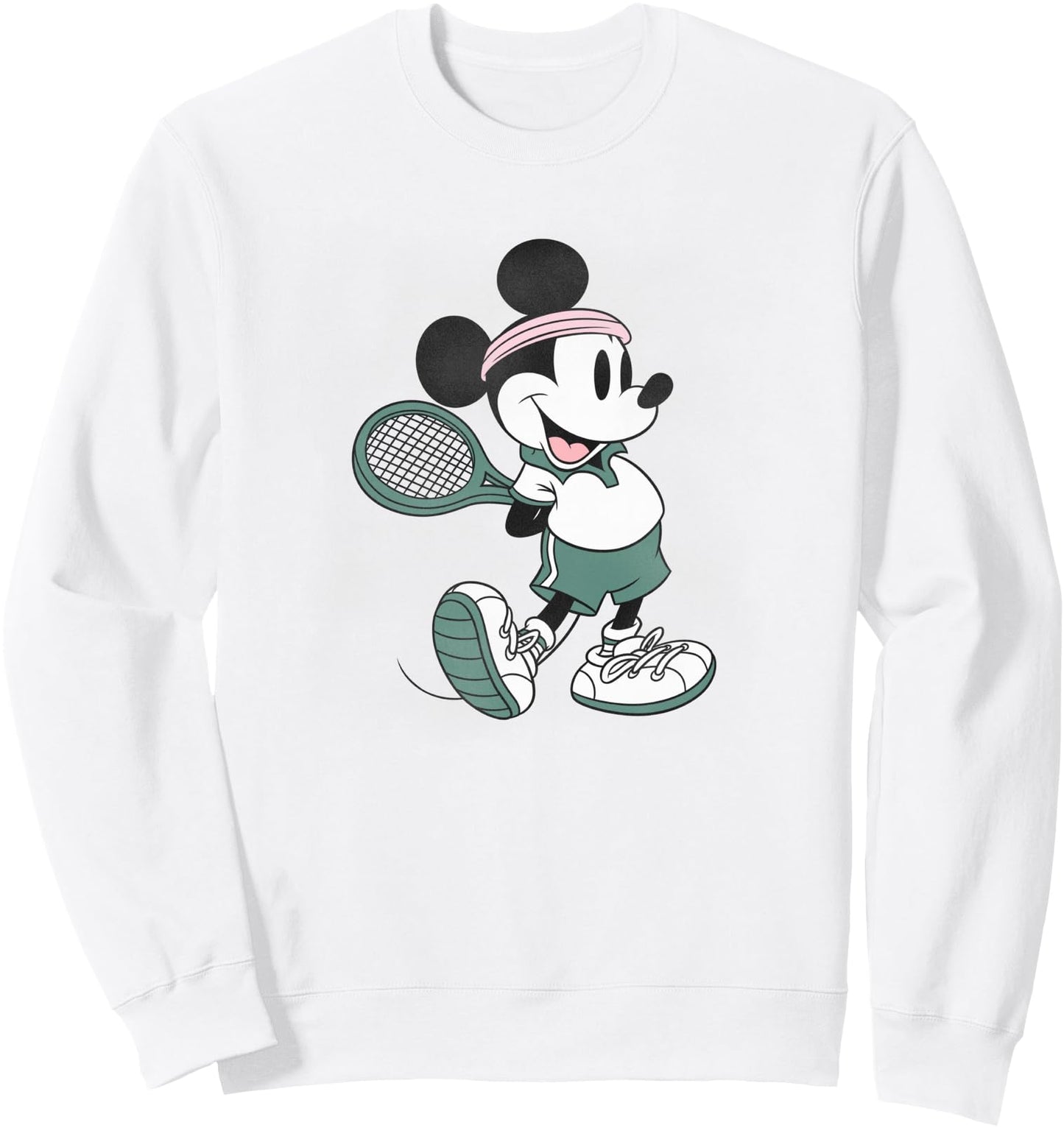 Disney Mickey And Friends Vintage Tennis Player Mickey Sweatshirt