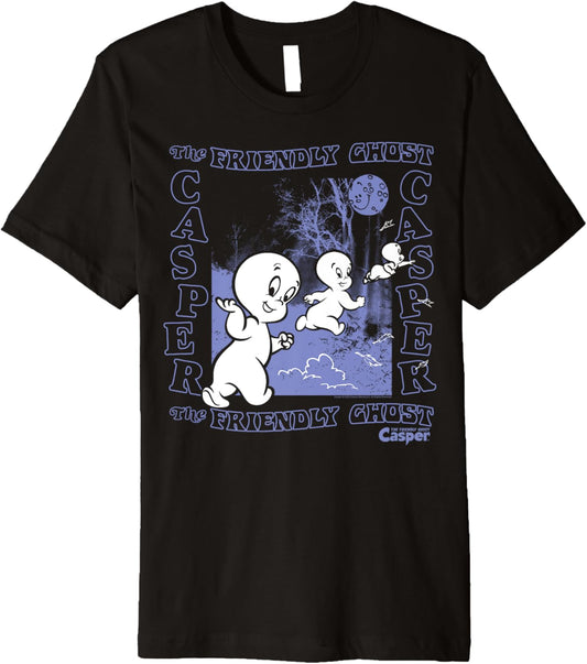 Casper The Friendly Ghost Nighttime Premium T-Shirt