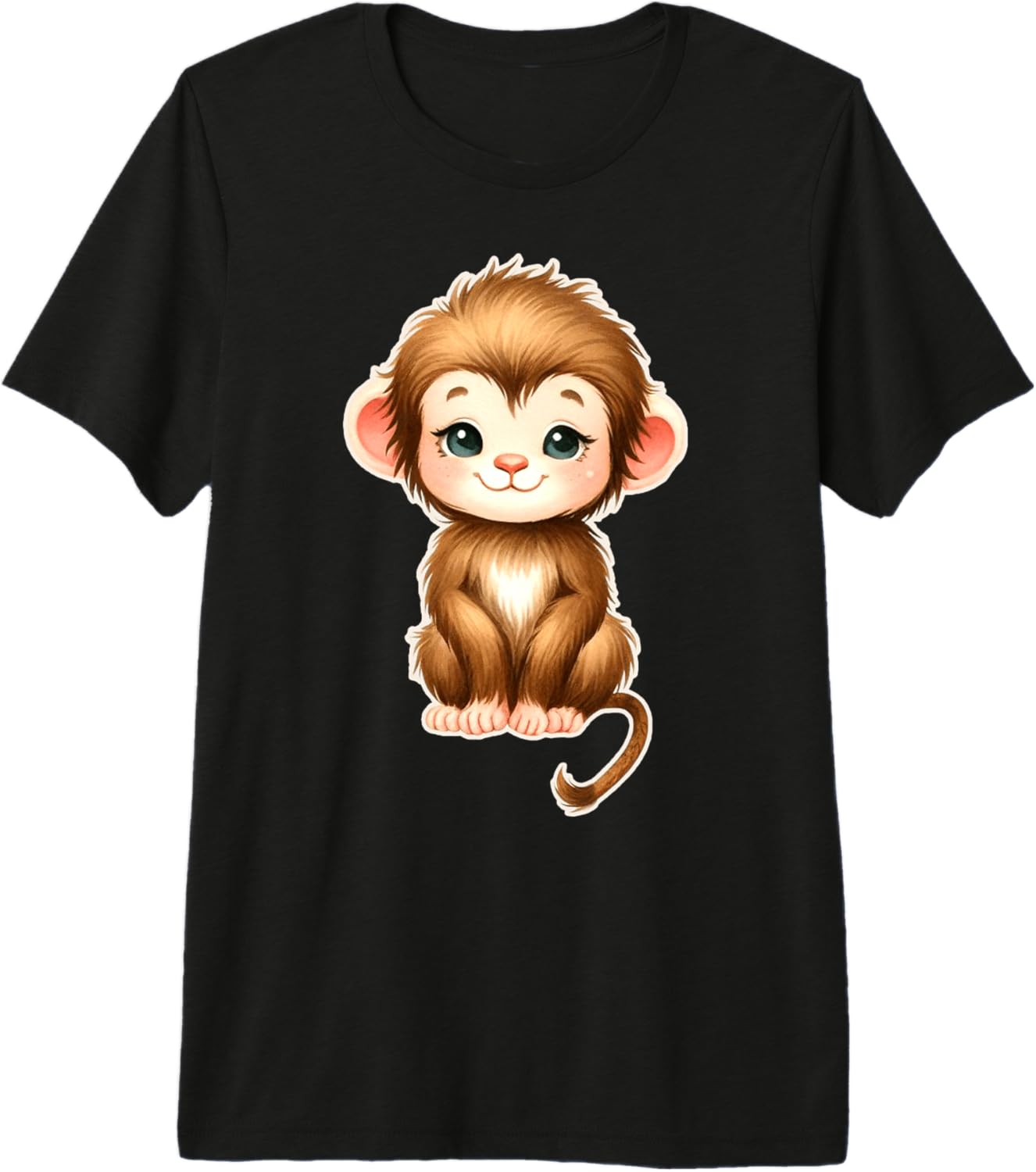 Monkey x Chibi Monkey Premium Tri-blend