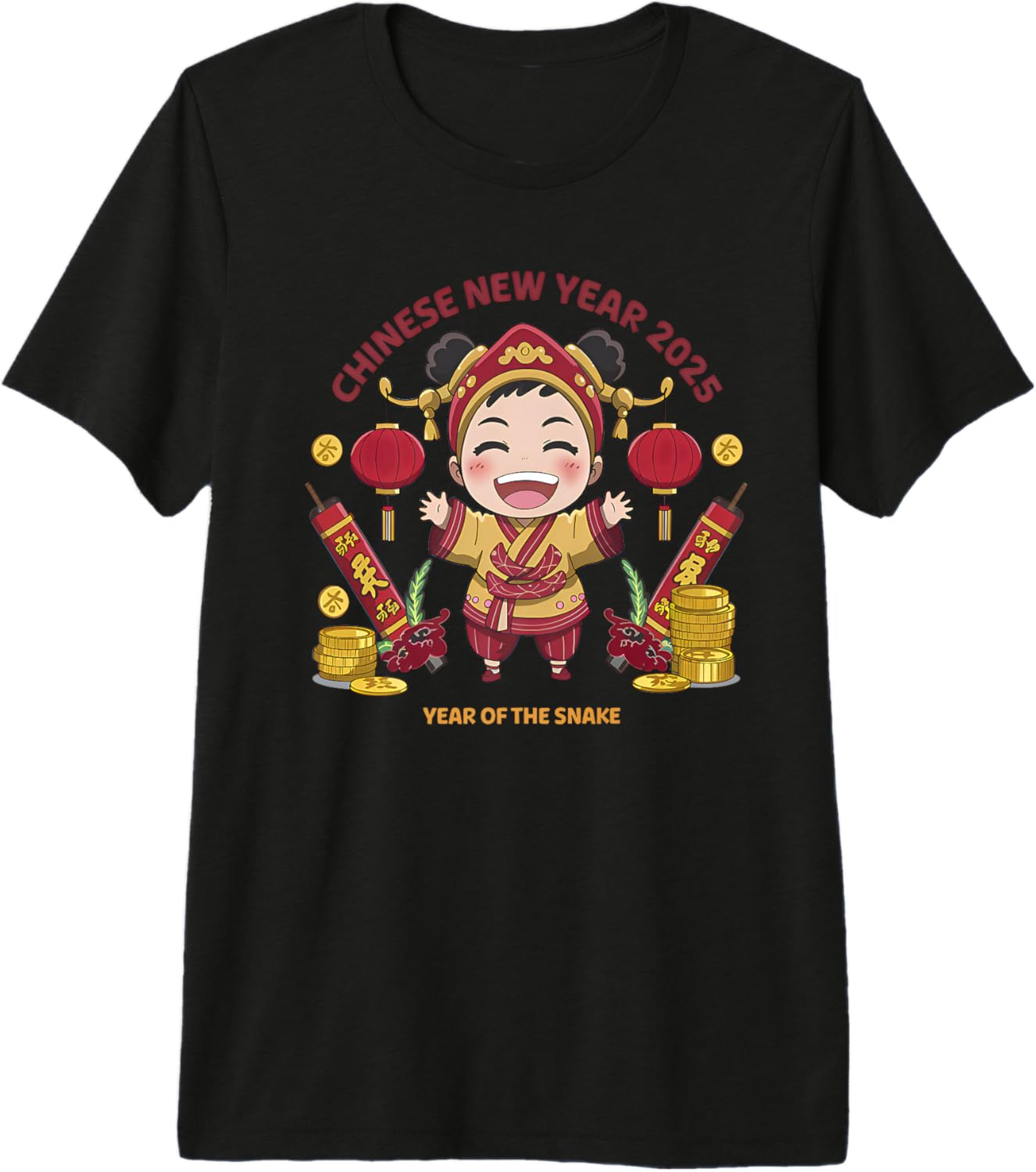 Year of The Snake Chinese Lunar New Year Anime Chibi Premium