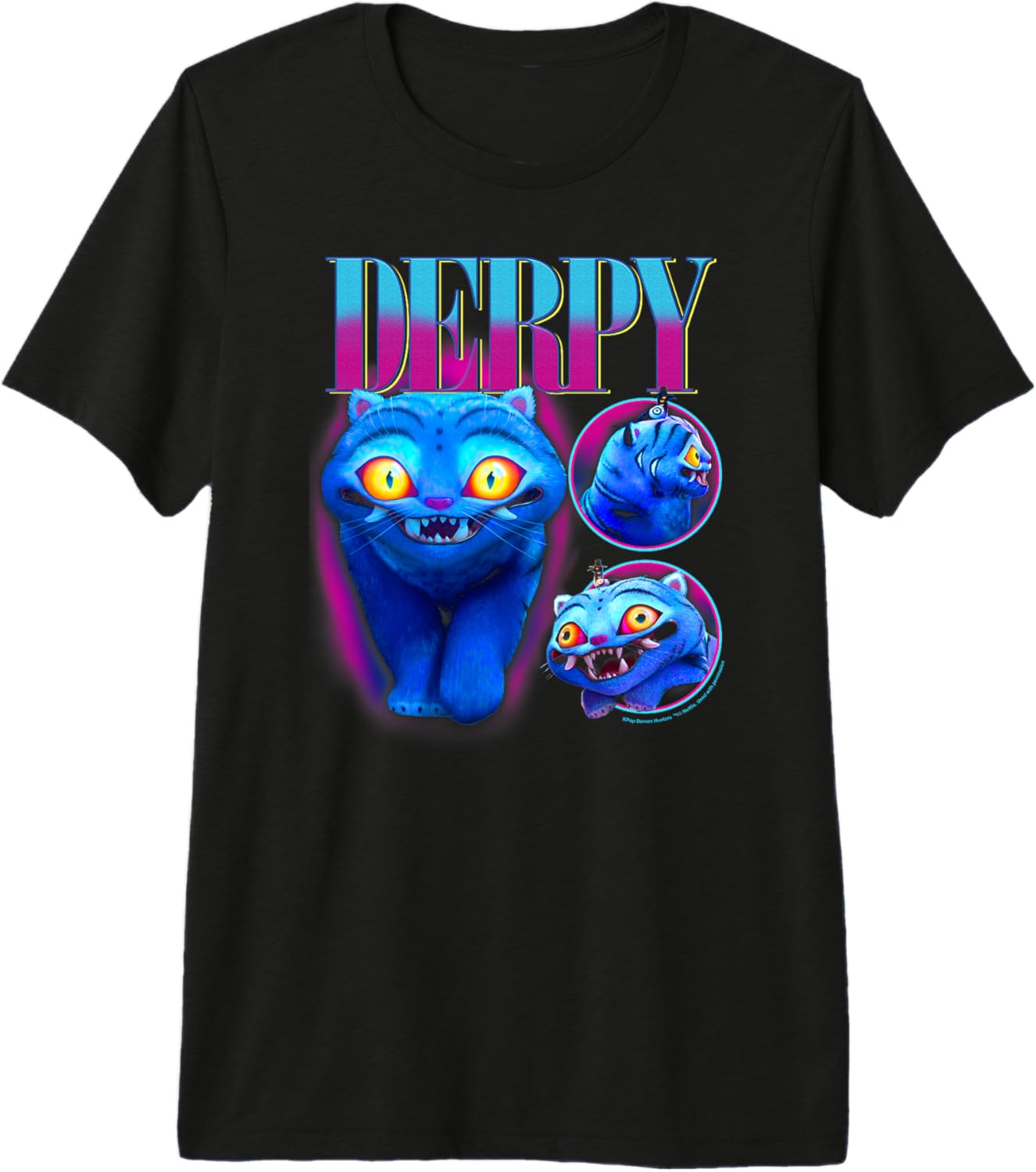 Kpop Demon Hunters Derpy Showcase Y2K Style Poster Premium Tri-Blend