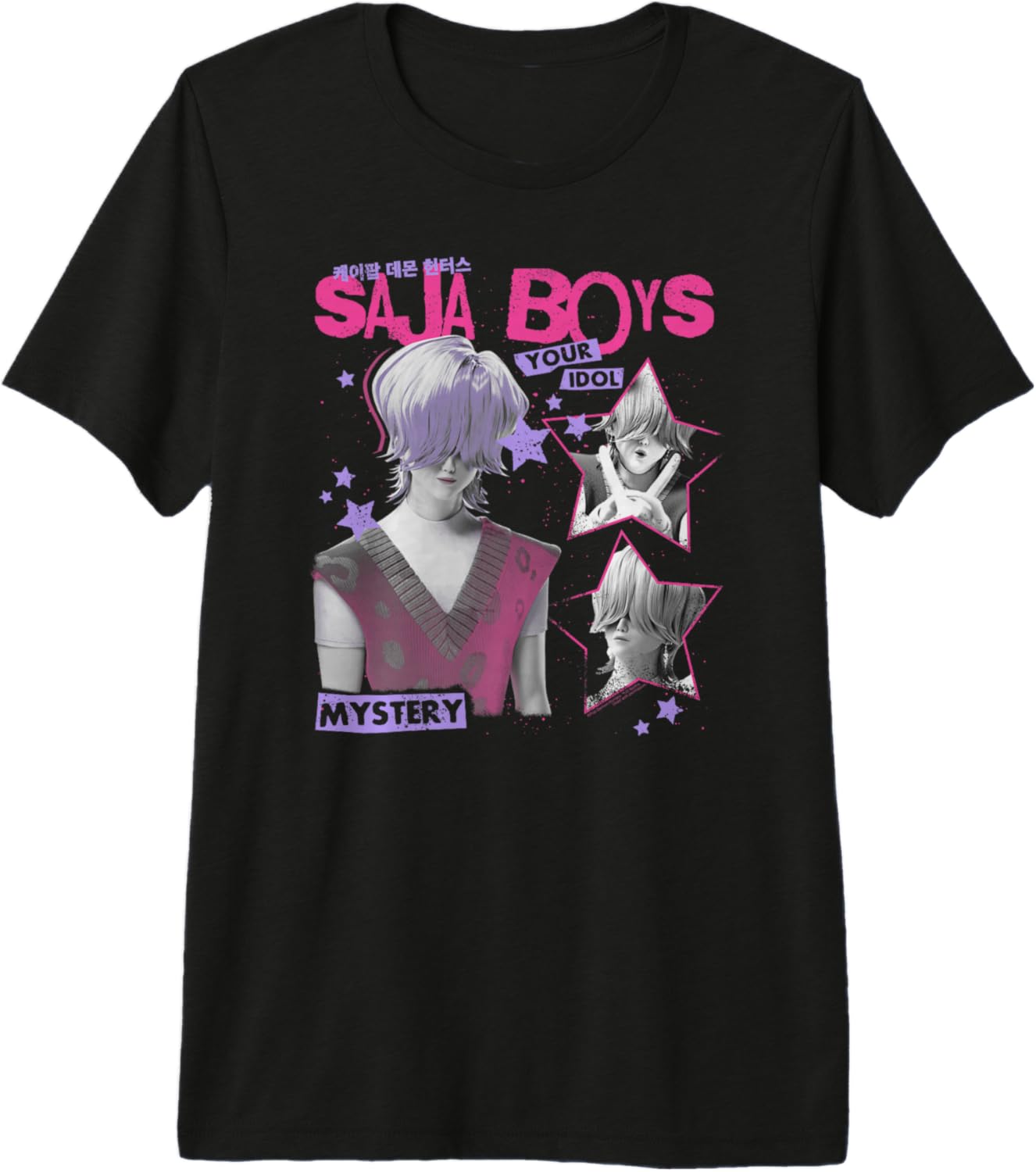 Kpop Demon Hunters Halloween Saja Boys Your Idol Mystery Premium Tri-Blend