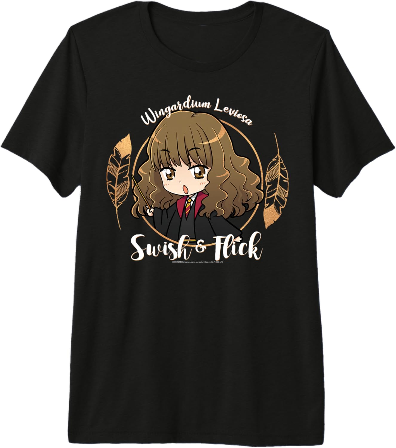 Harry Potter Hermione Granger Chibi Swish & Flick Premium Tri-blend