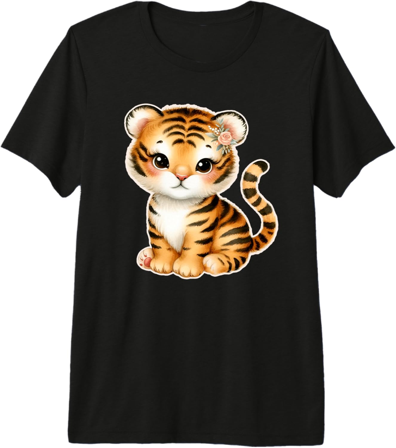 Tiger Cub Chibi Premium Tri-blend