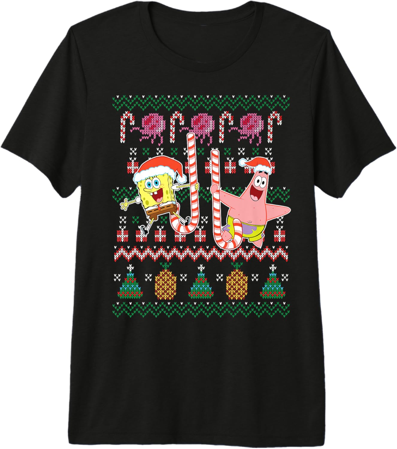 Spongebob And Patrick Star Ugly Xmas Sweater Premium
