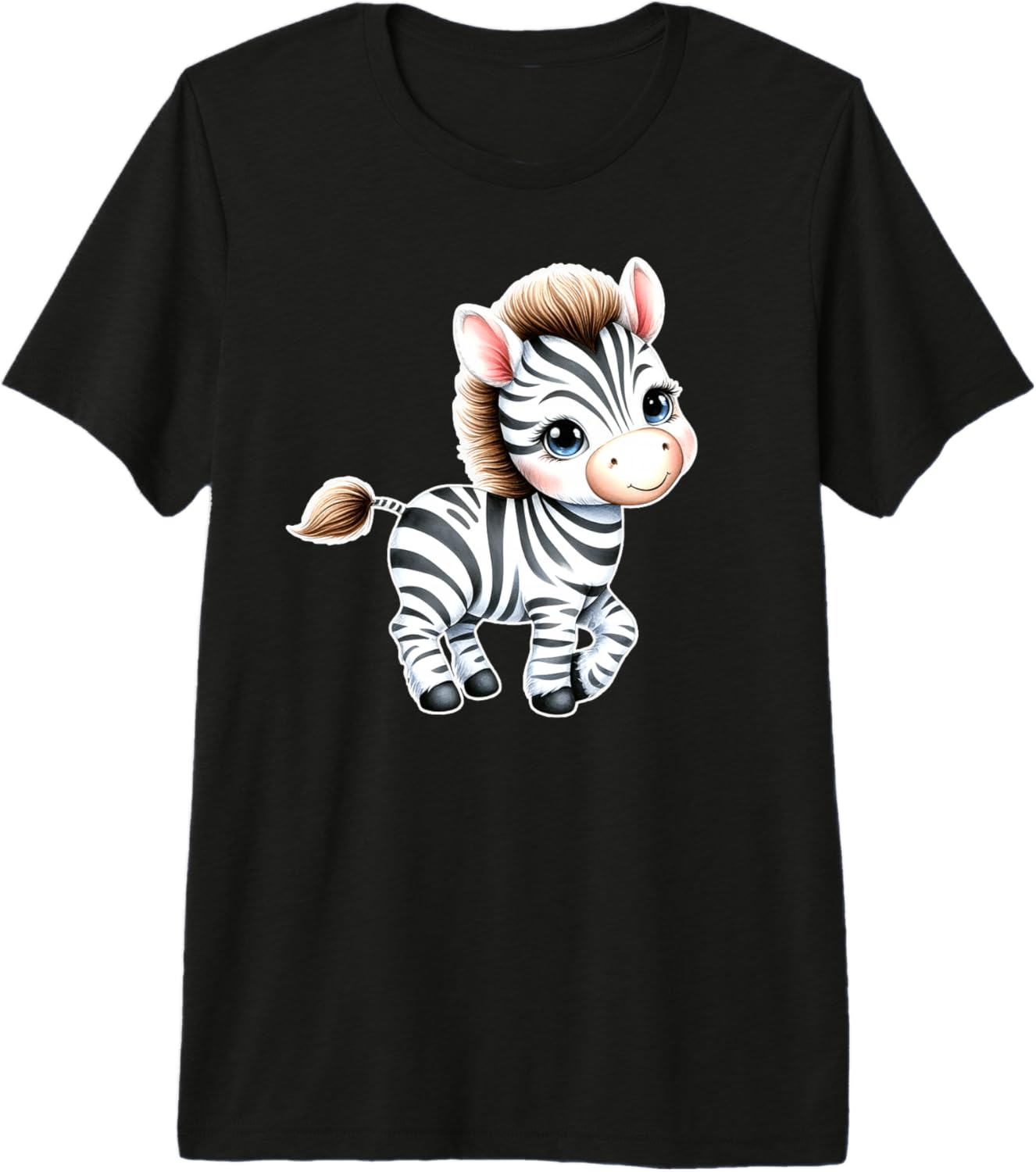 Baby Zebra Chibi Premium Tri-blend
