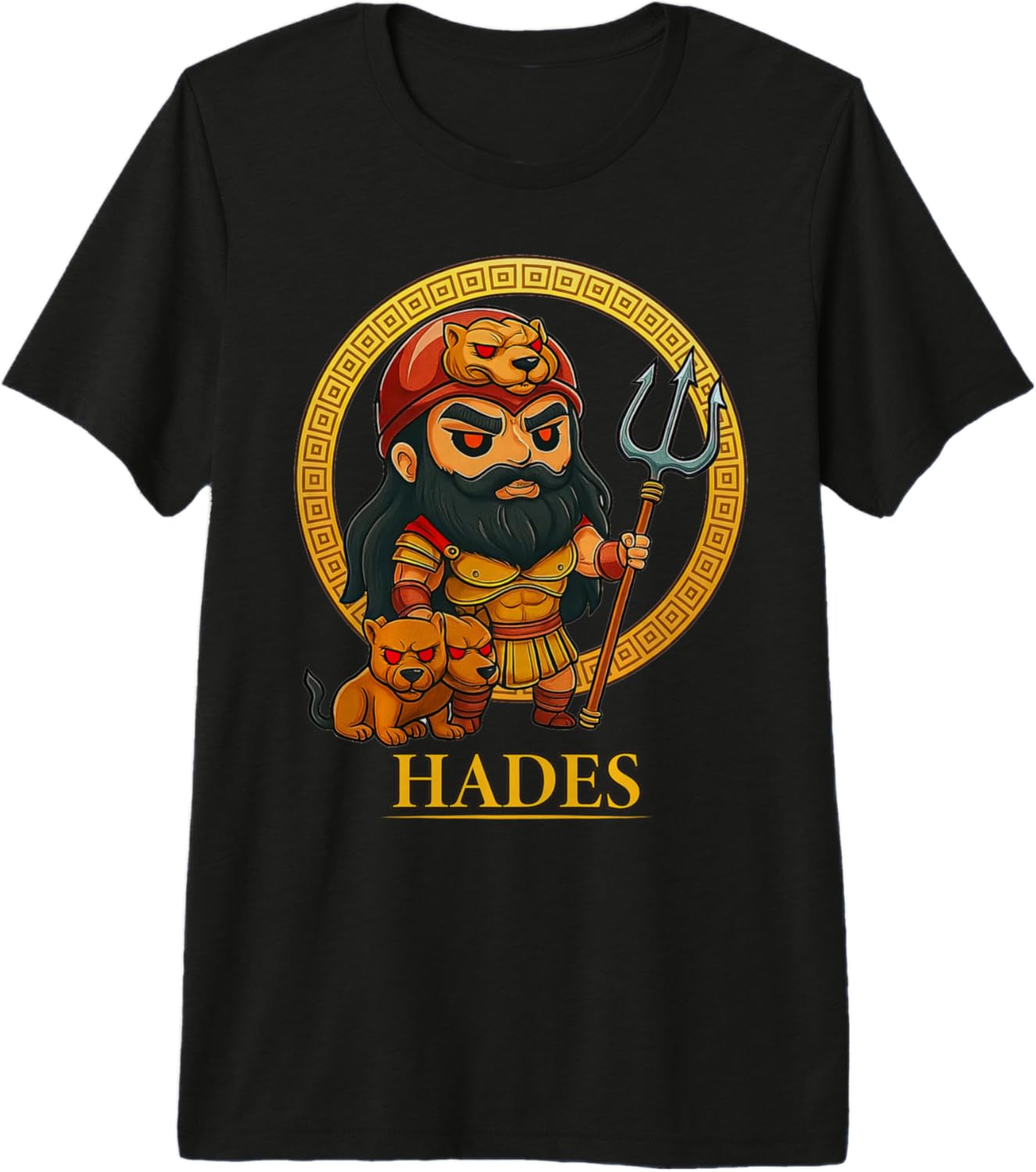 Kawaii Greek Mythology Hades Chibi Ancient Greece God Premium Tri-Blend