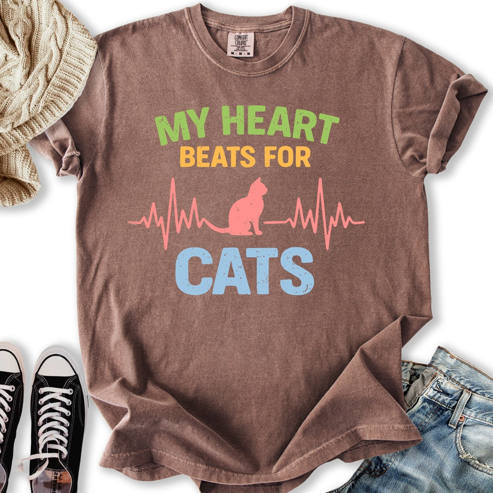 Heart Beats Cats T Shirt Classic Merch