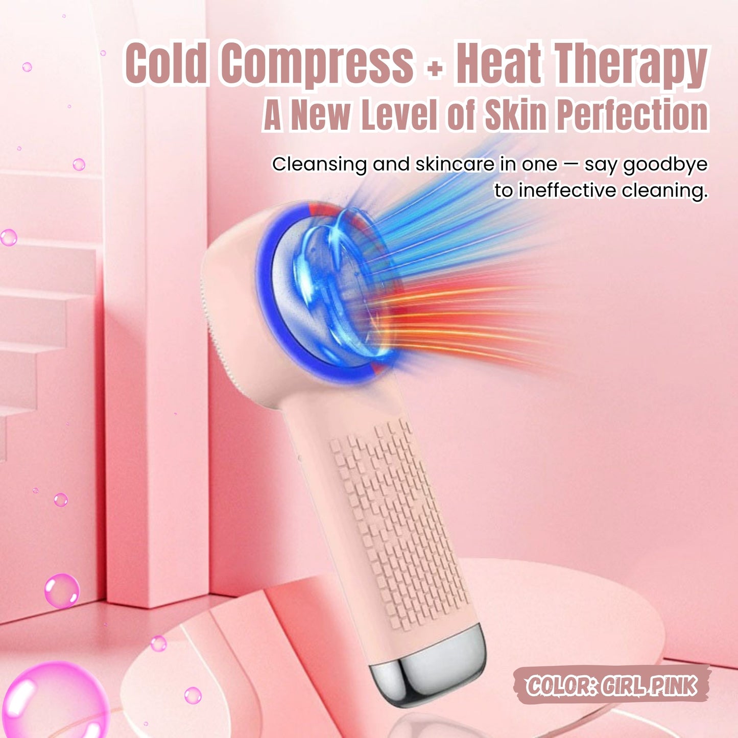 Waterproof Rechargeable Facial Cleanser 6-in-1