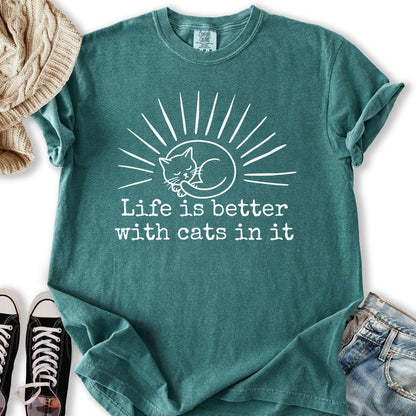 Life Is Better T Sweatshirt Designer Apparel