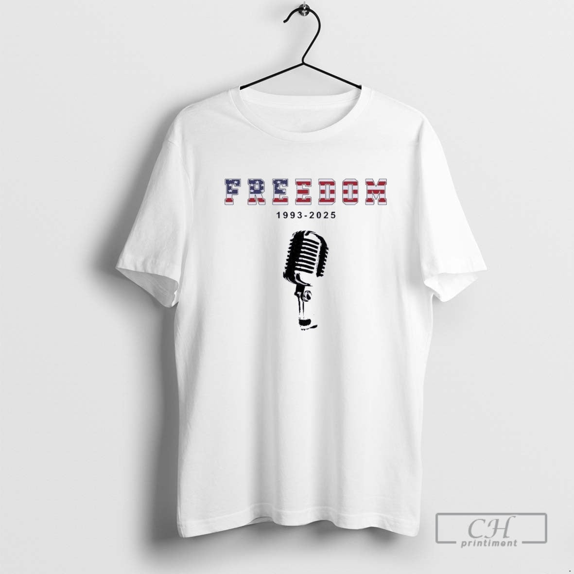 True Patriot Freedom 1993 2025 Usa Printed Charlie Kirk Sweatshirt