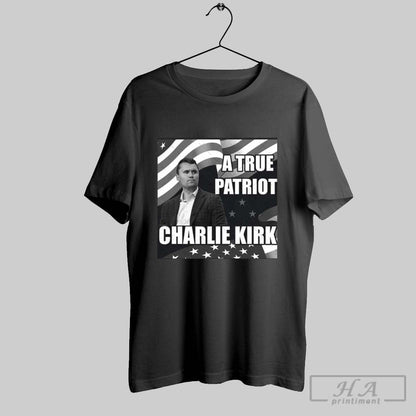 True Patriot Human Charlie Kirk Tank Top Elegant Collection