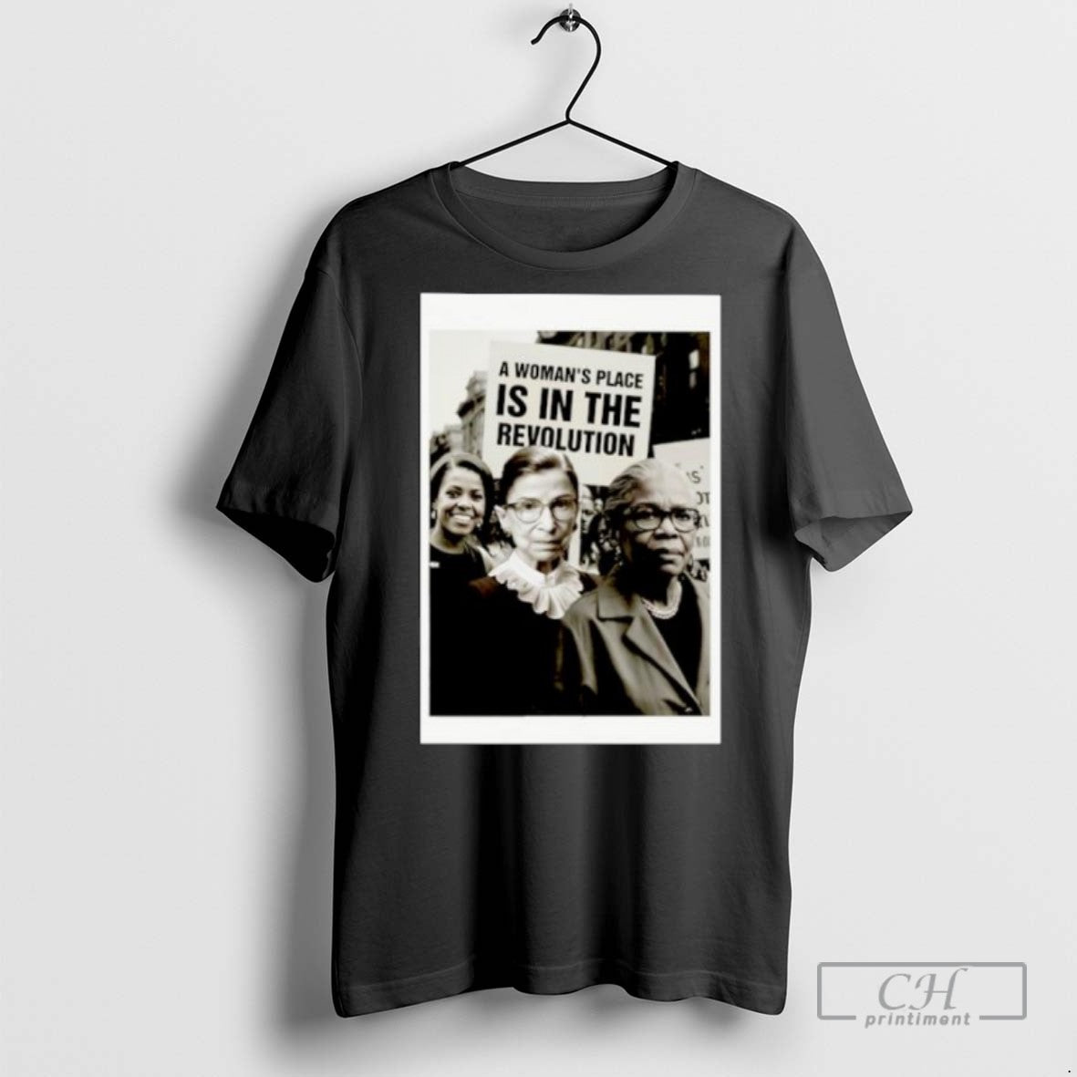 Womans Place Is Revolution Ornaments T Shirts Shirt Designer Merch