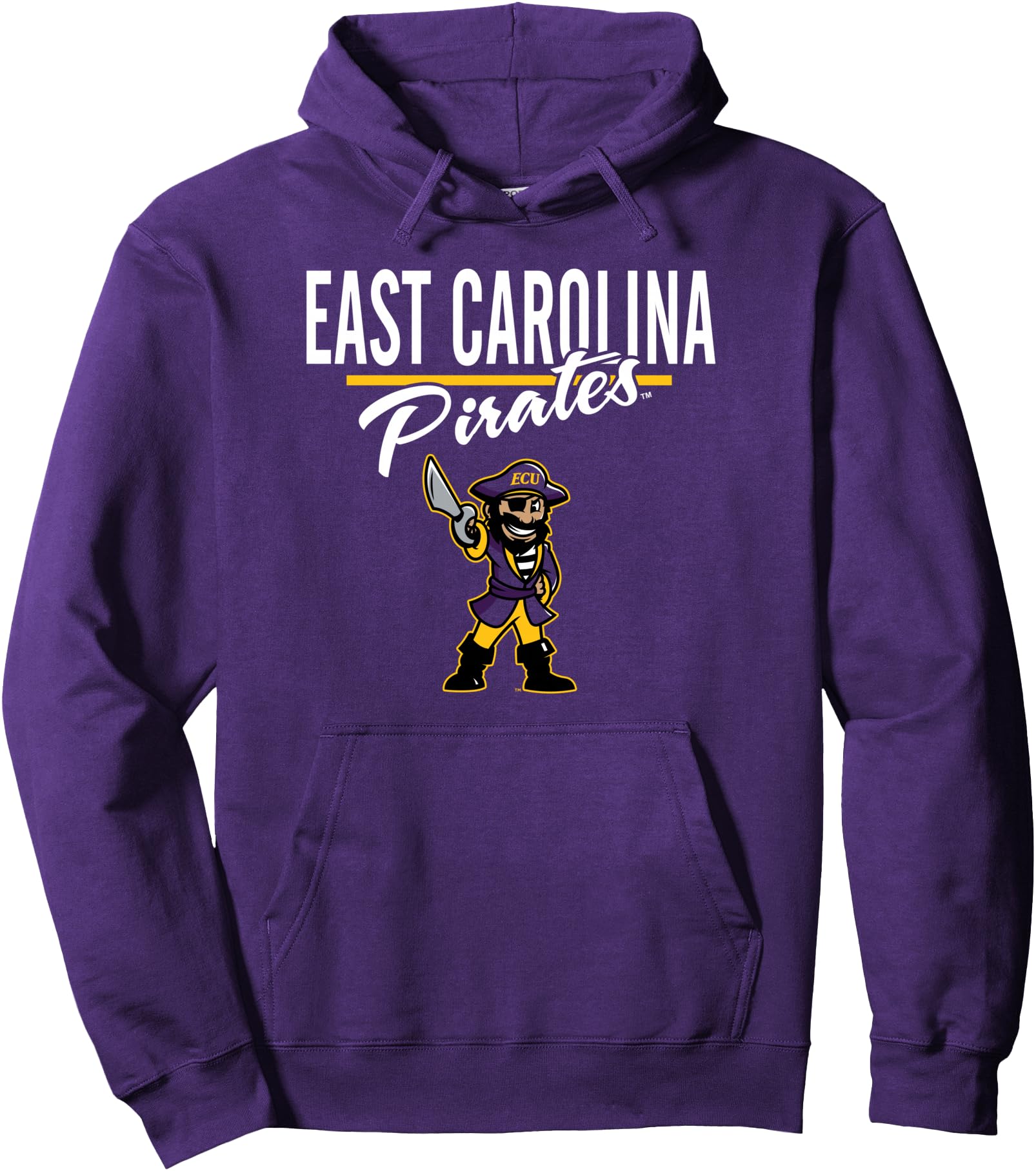 East Carolina Pirates PeeDee Purple Officially Licensed Pullover Hoodie