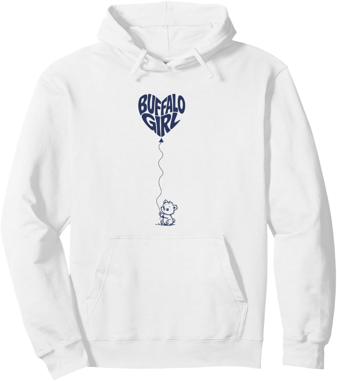 Cute Buffalo Girl Home Pride Iconic Buffalo Girls Pullover Hoodie