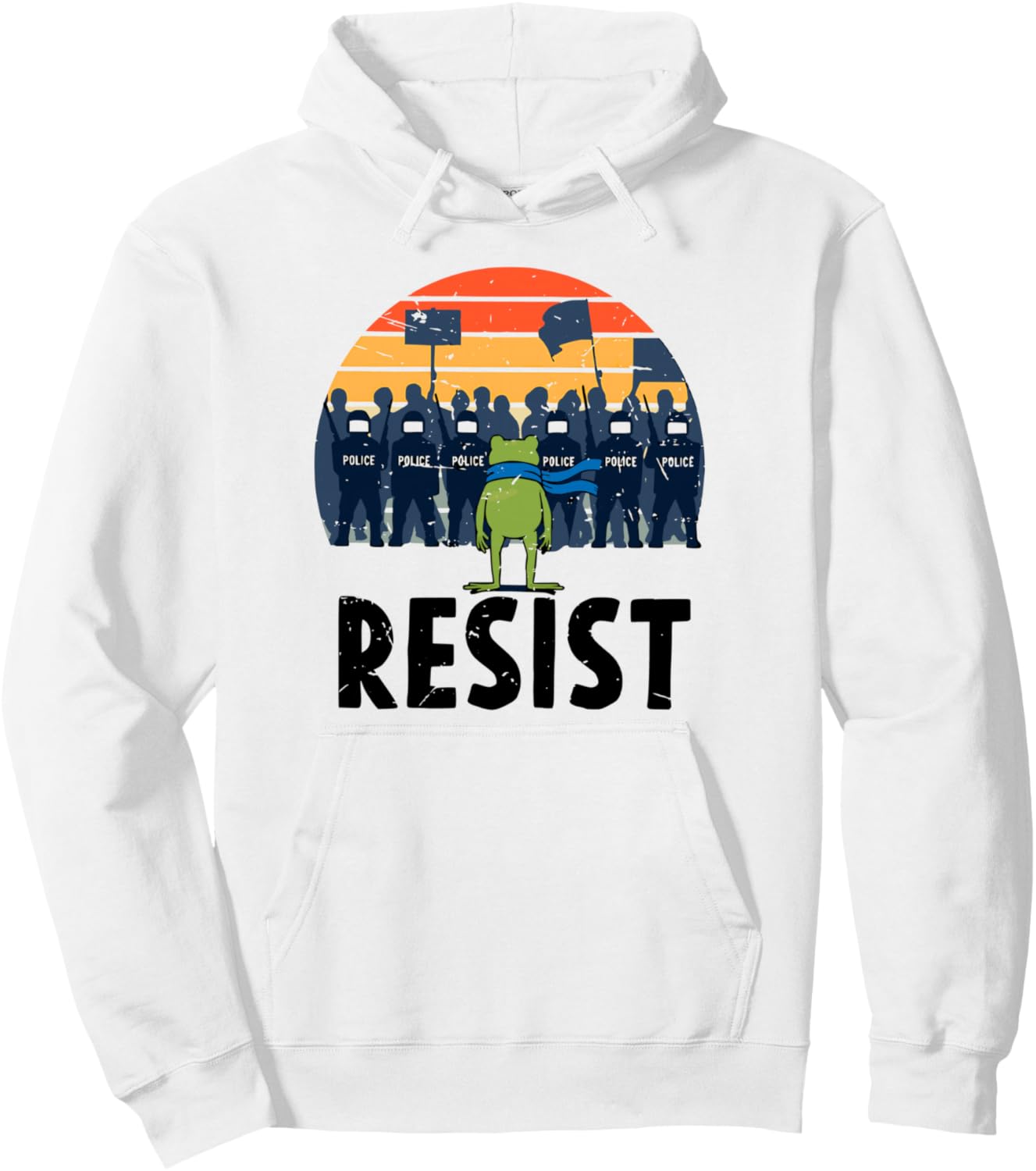 Resist Frog Portland Pullover Hoodie