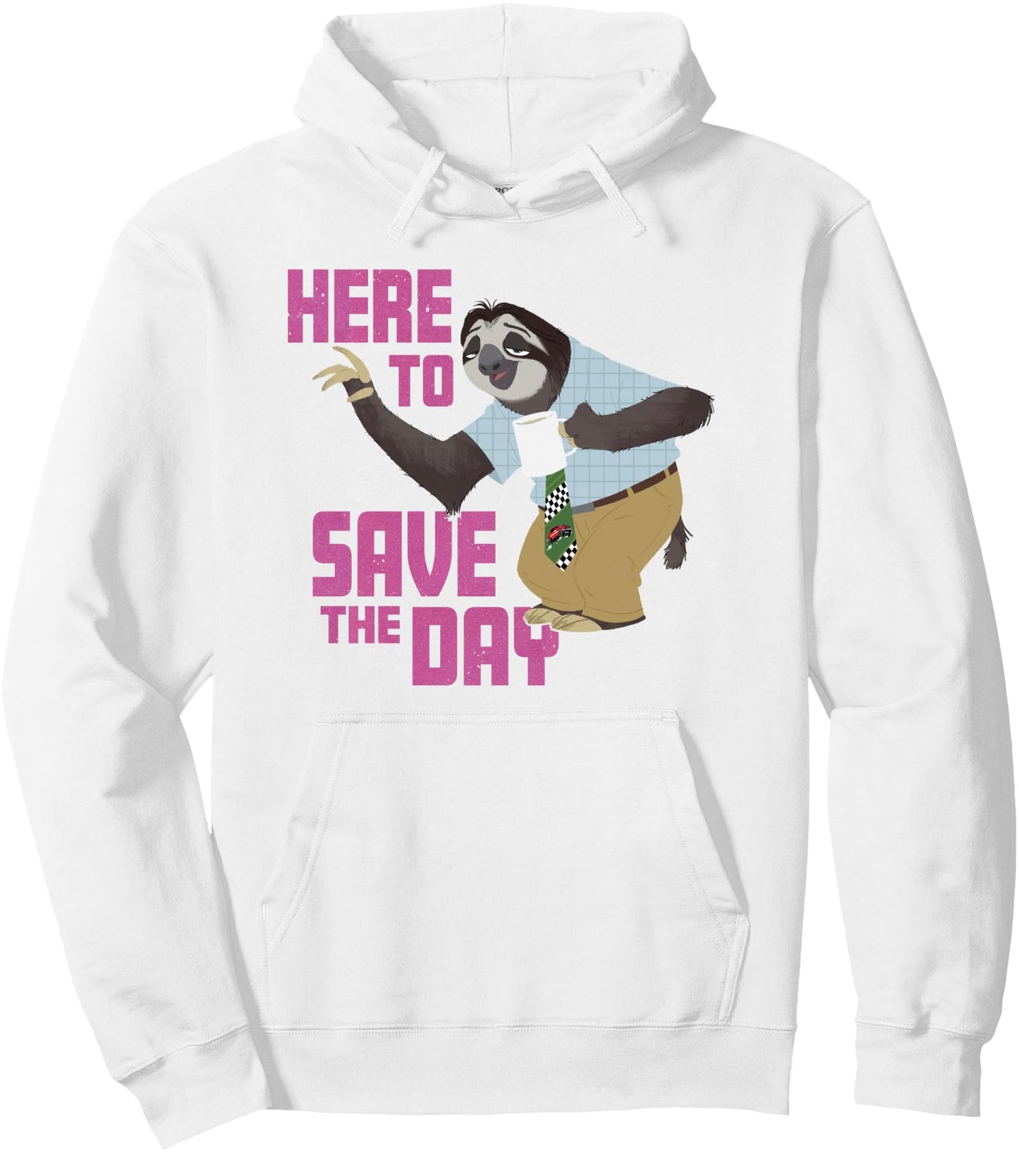 Disney Zootopia 2 Flash The Sloth Here To Save The Day Pullover Hoodie