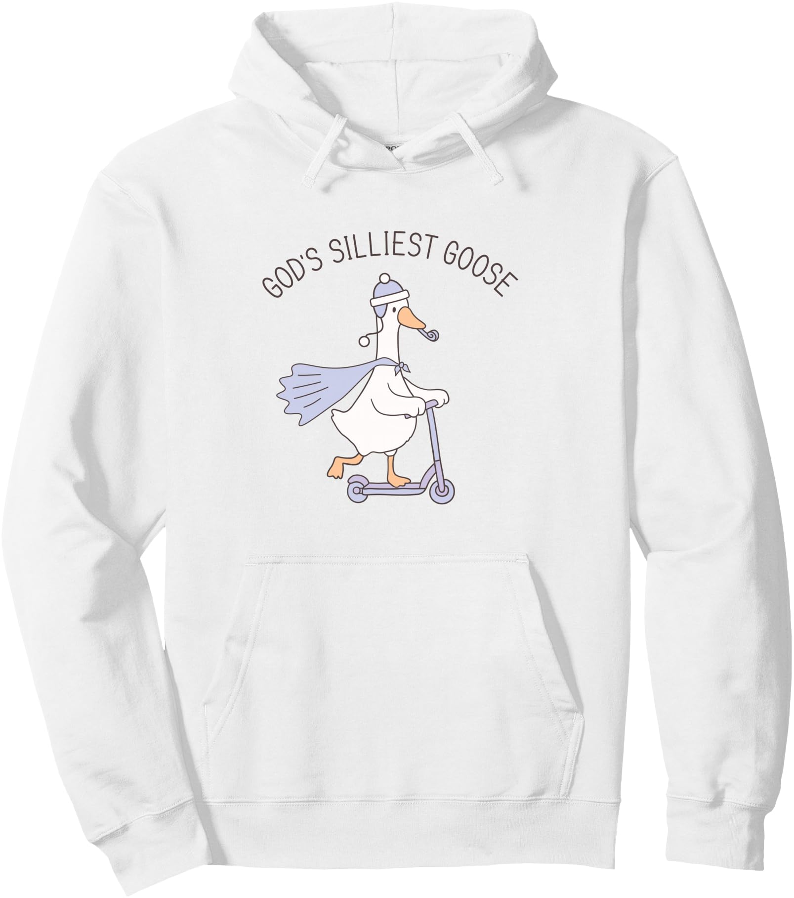 God's Silliest Goose Christian Humor Pullover Hoodie