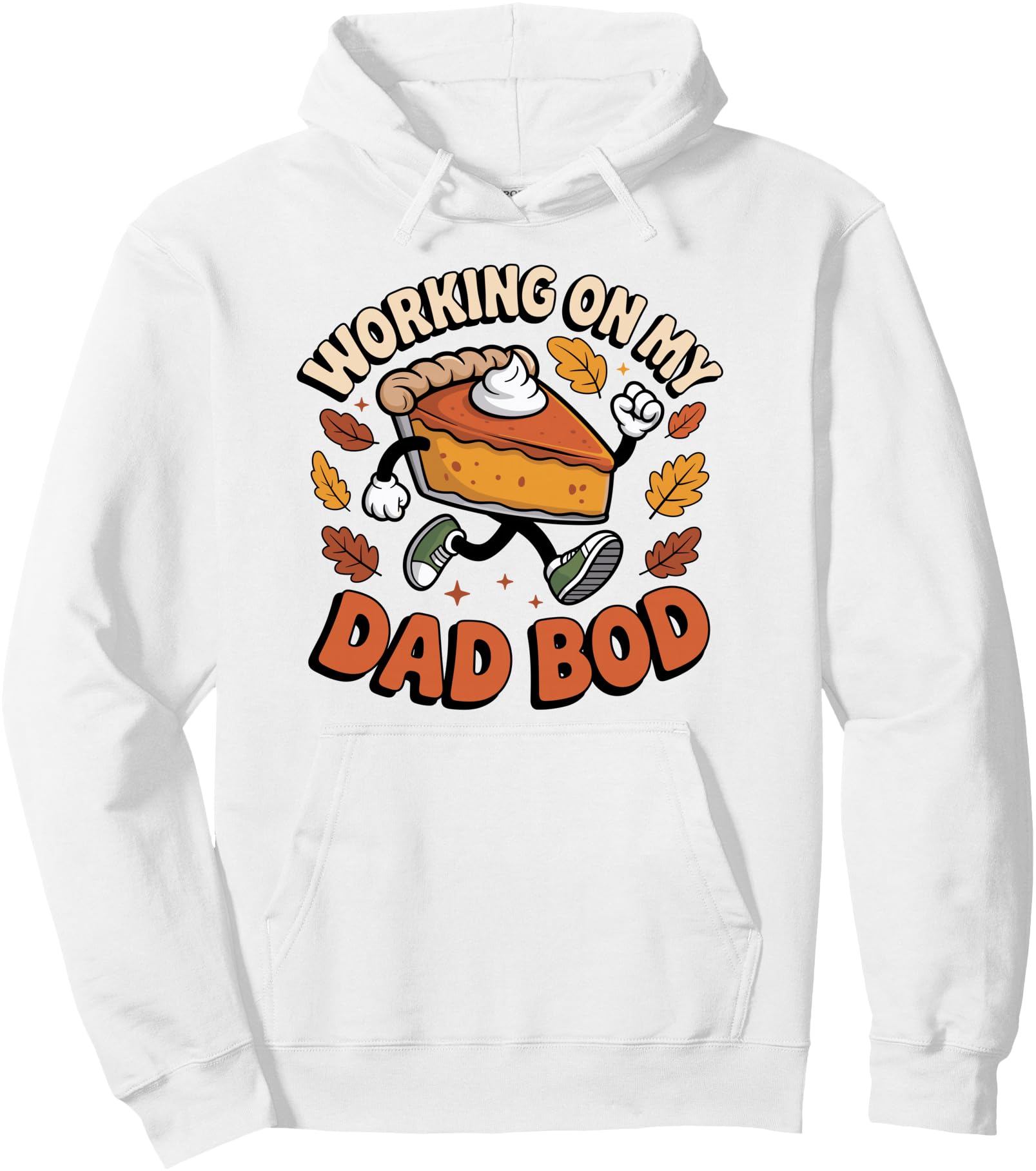 Working on my Dad Bod Thanksgiving Pregnancy Announcement Pullover Hoodie