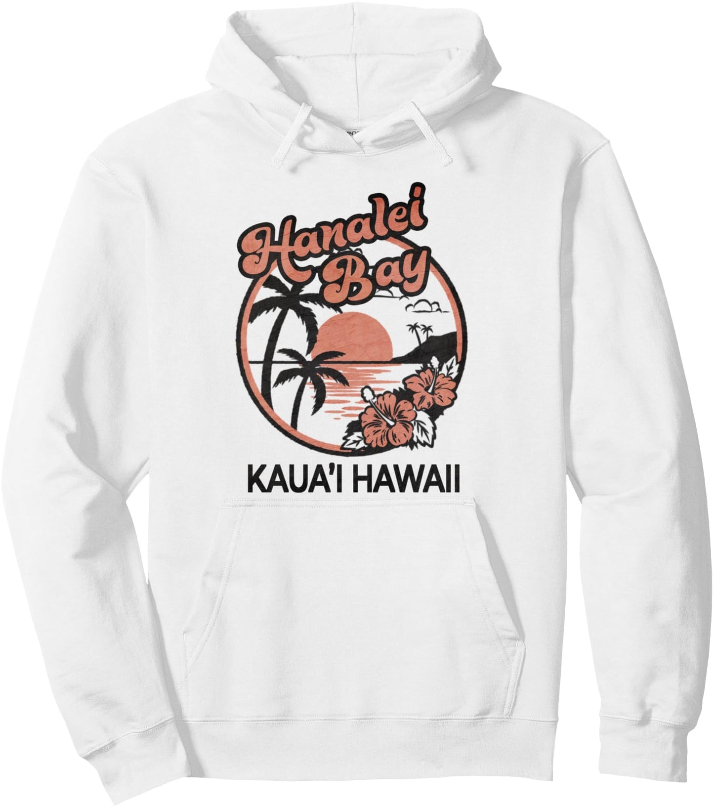 Hanalei Bay Kauai Hawaii Pullover Hoodie