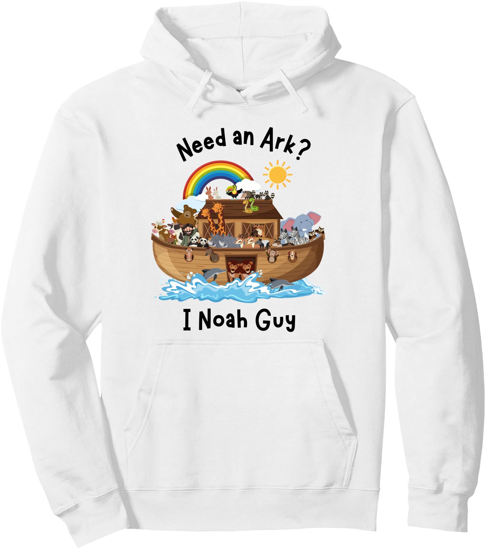 Christian Faith Noah's Ark Sunday School Student Teacher Pullover Hoodie